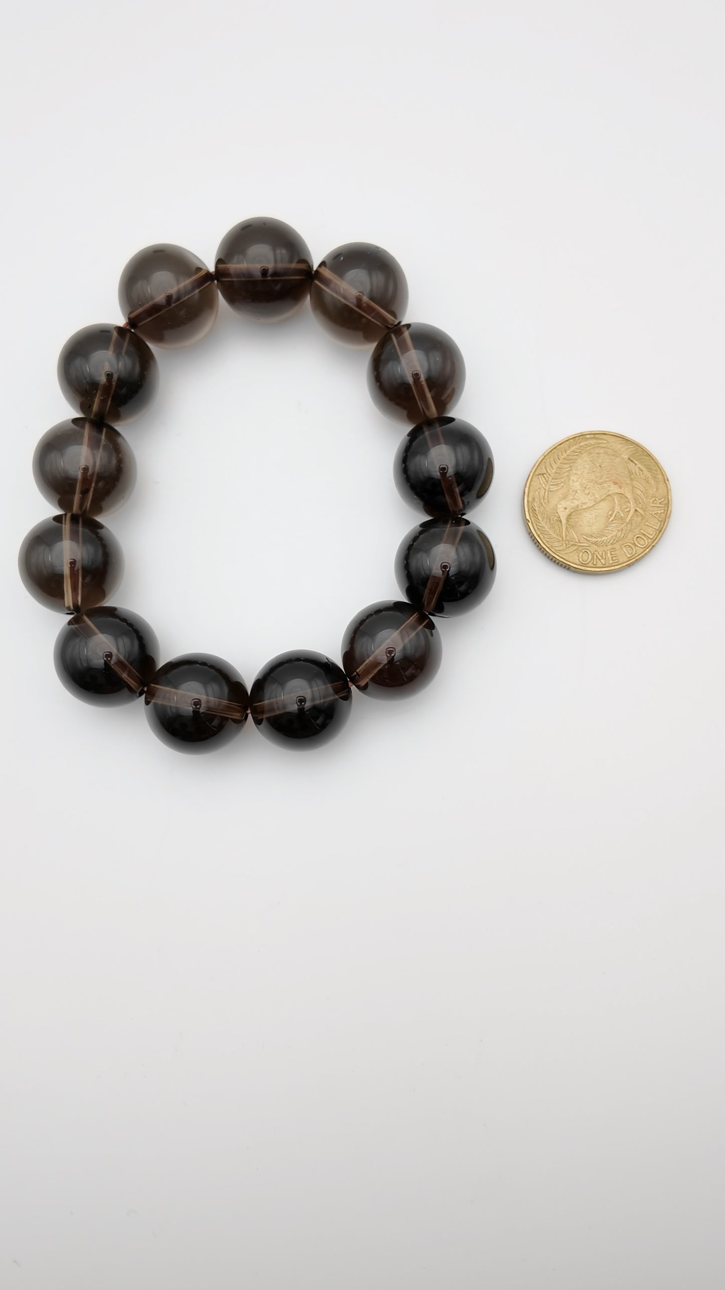Smoky Quartz Bracelet 15mm
