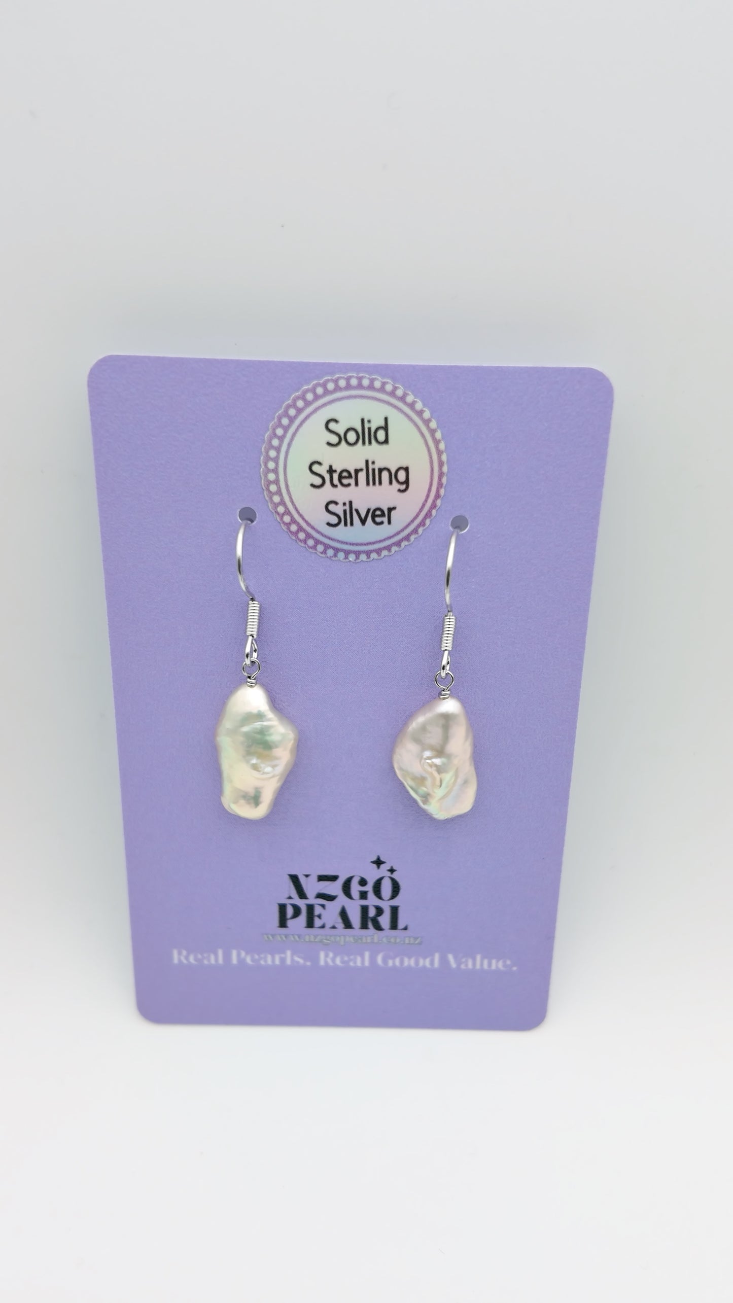 Baroque Long Drop Earrings