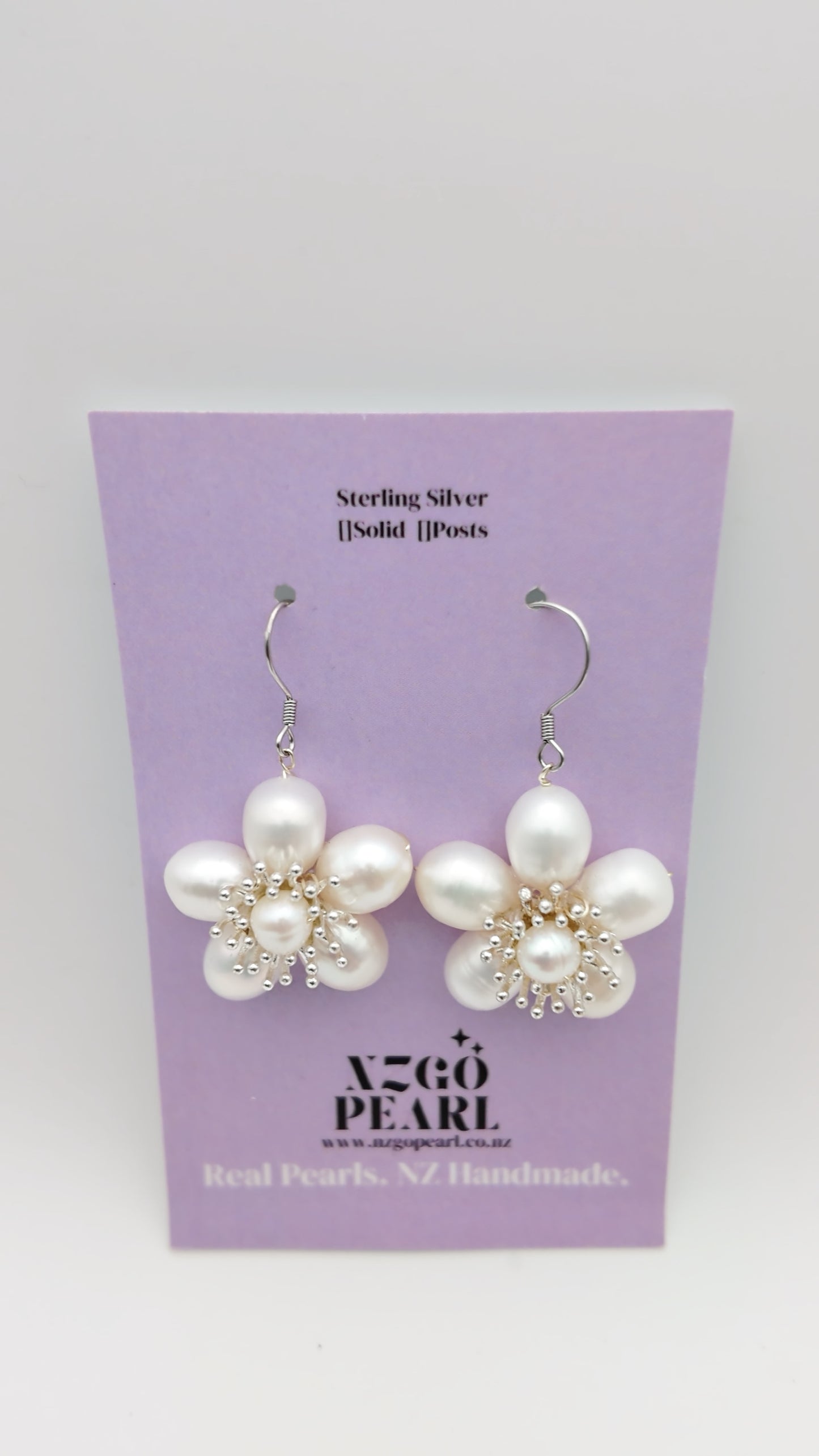 Pearl Blossom Earrings