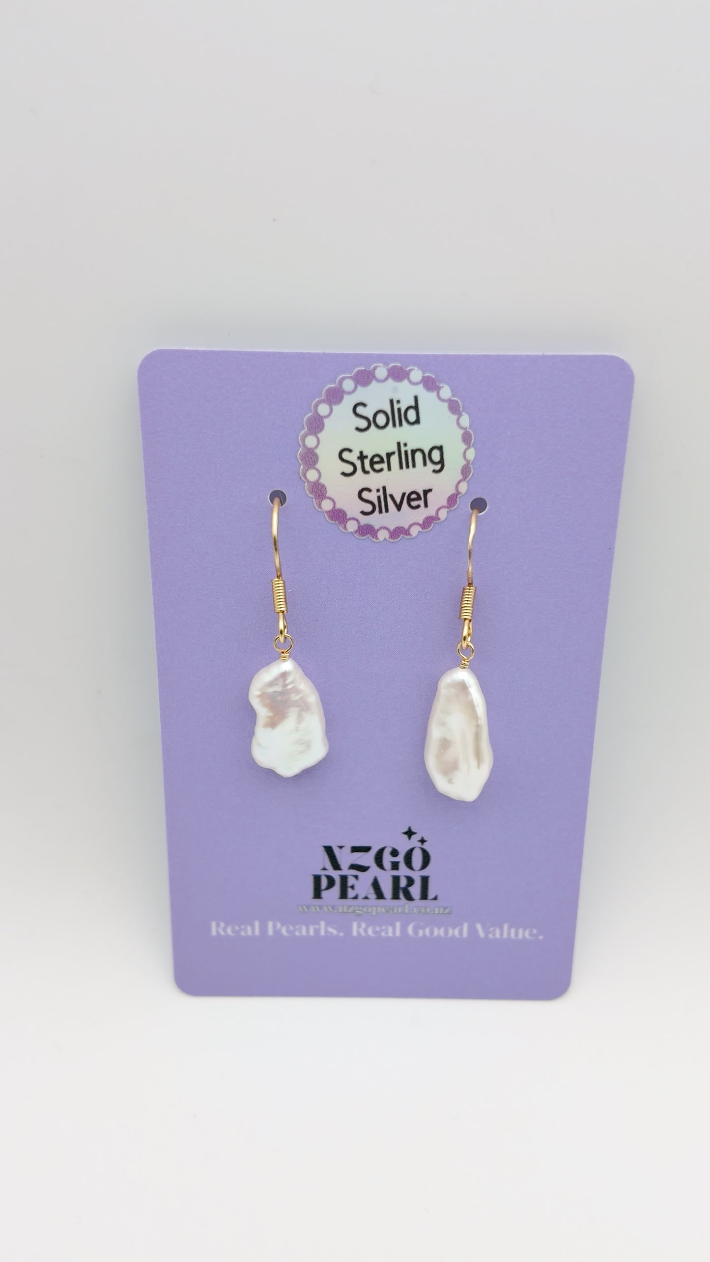 Organic Waterfall Baroque Earrings