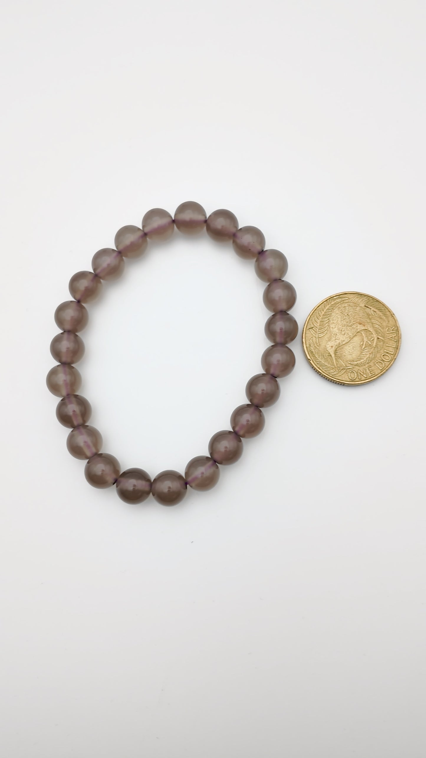 Smoky Quartz Bead Bracelet