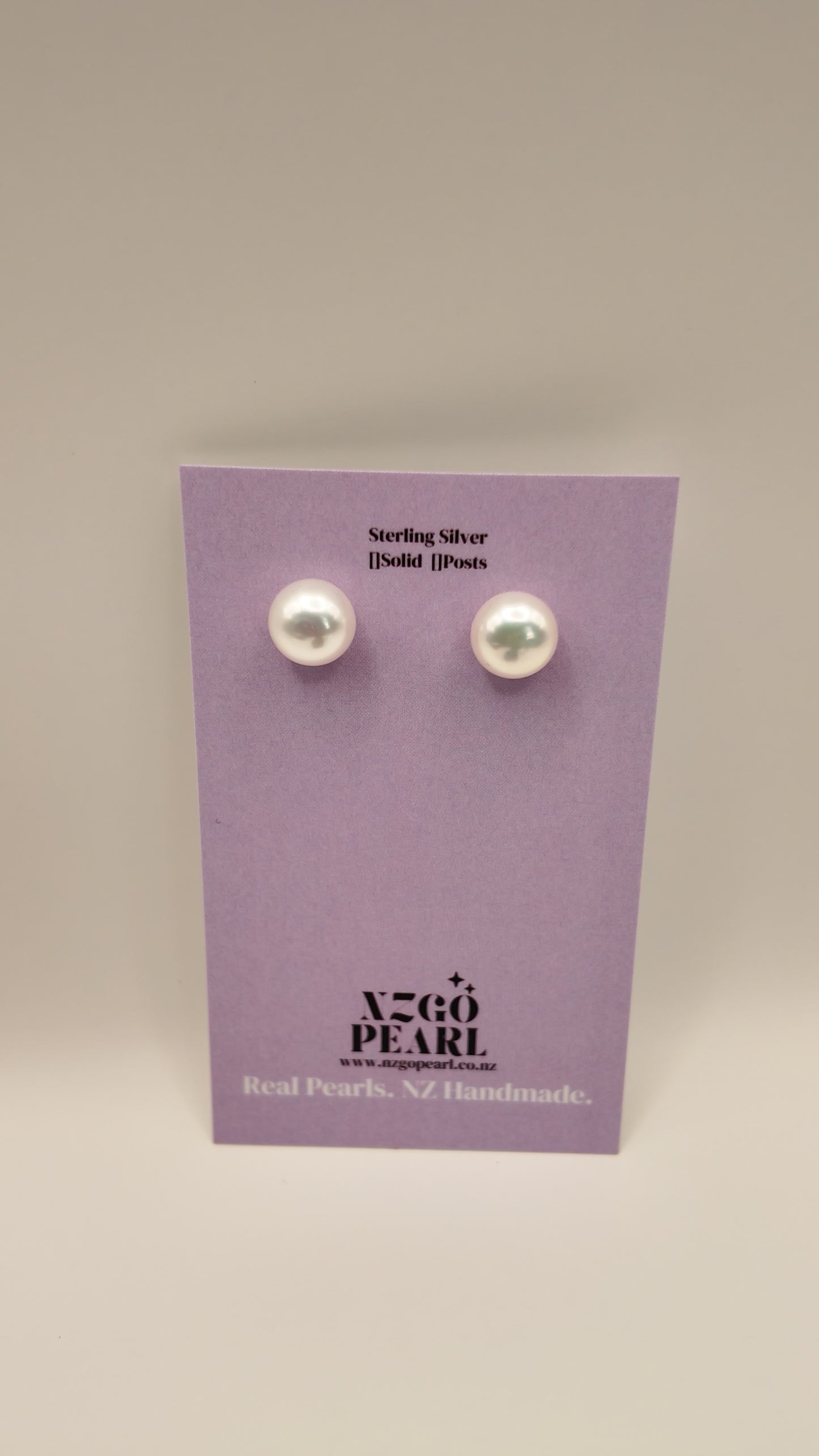 Classic Pearl Stud Earrings