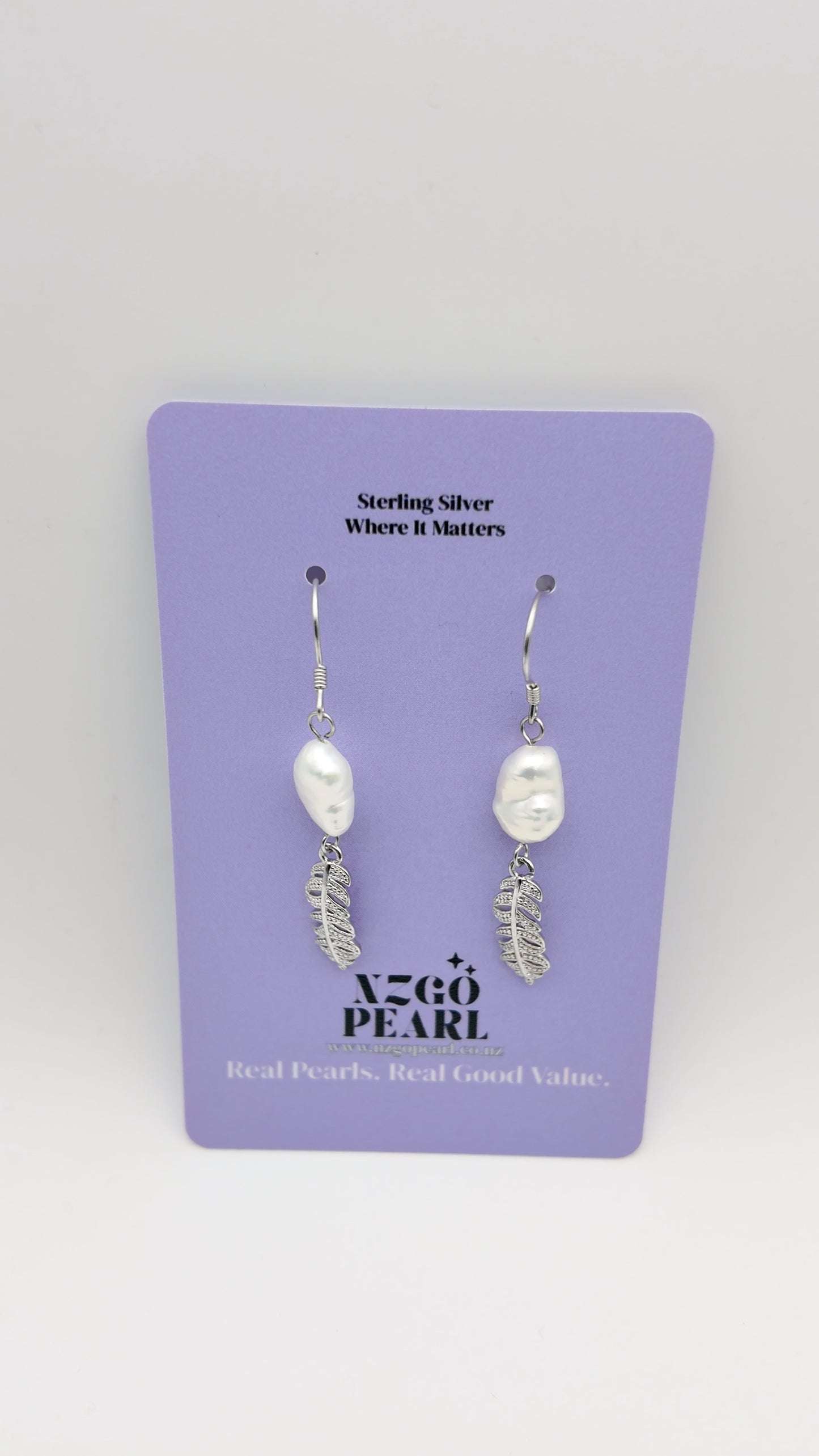 Feather Pearl Drops