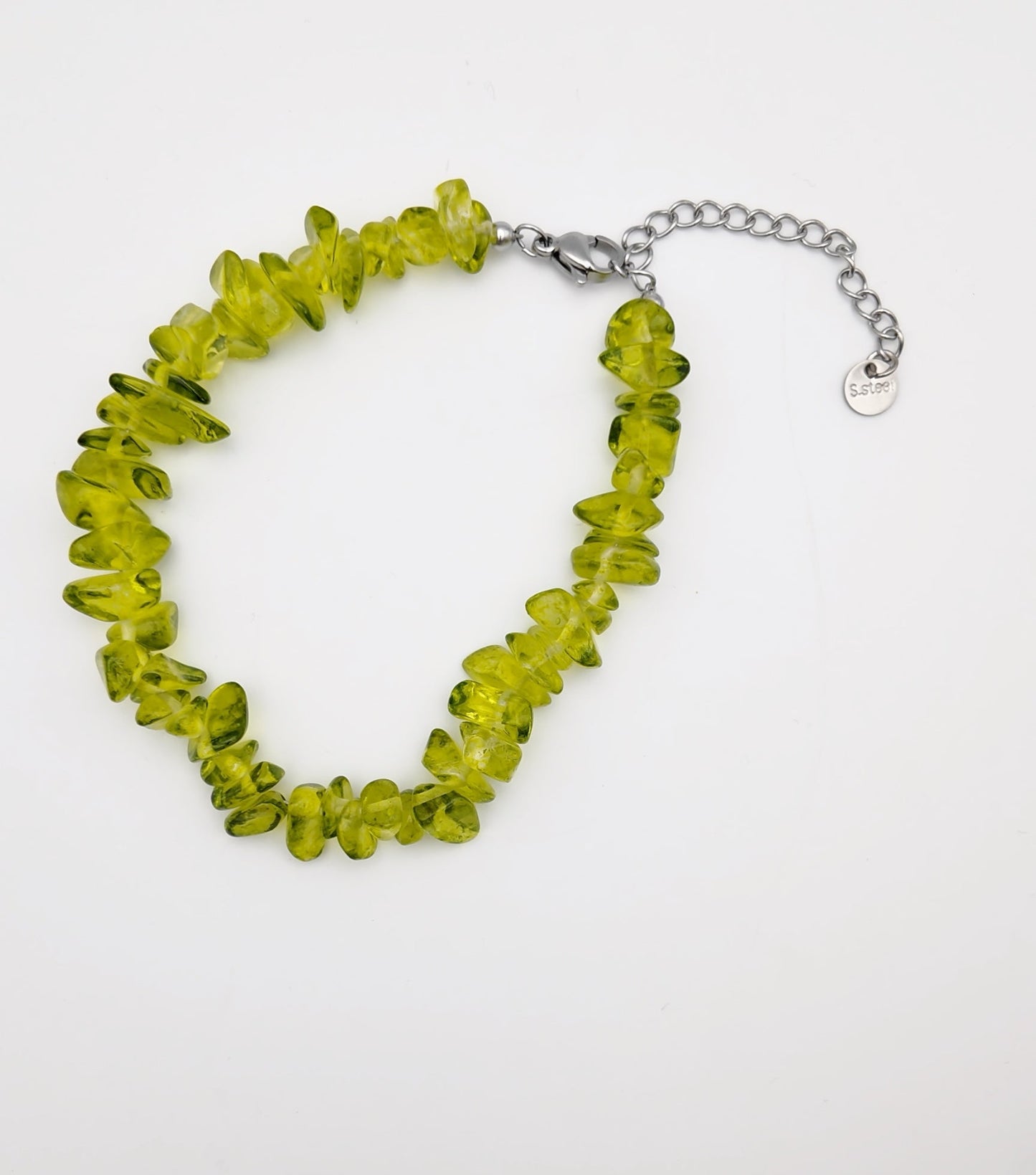 Natural Peridot Bracelet