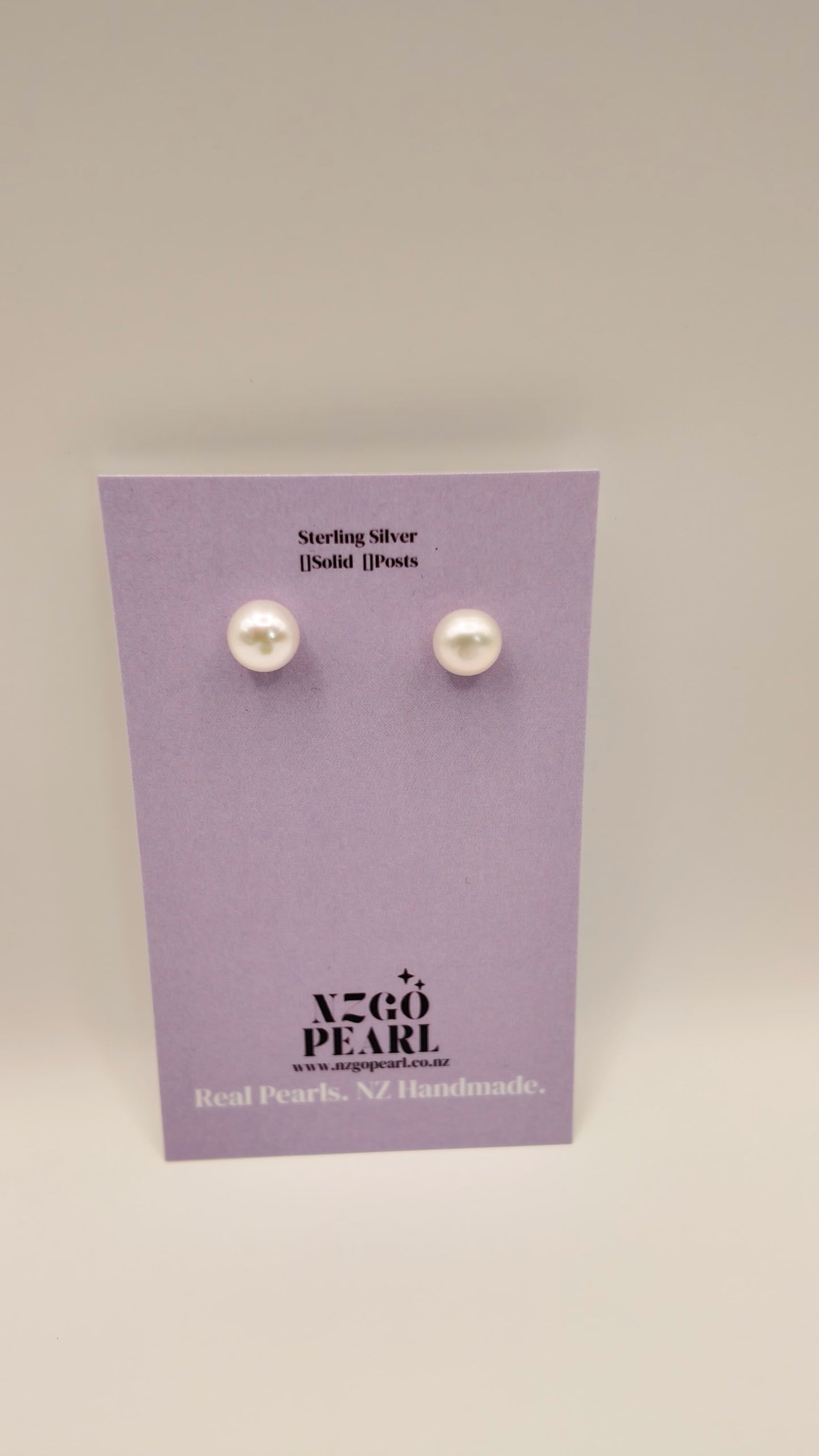 Classic Pearl Stud Earrings