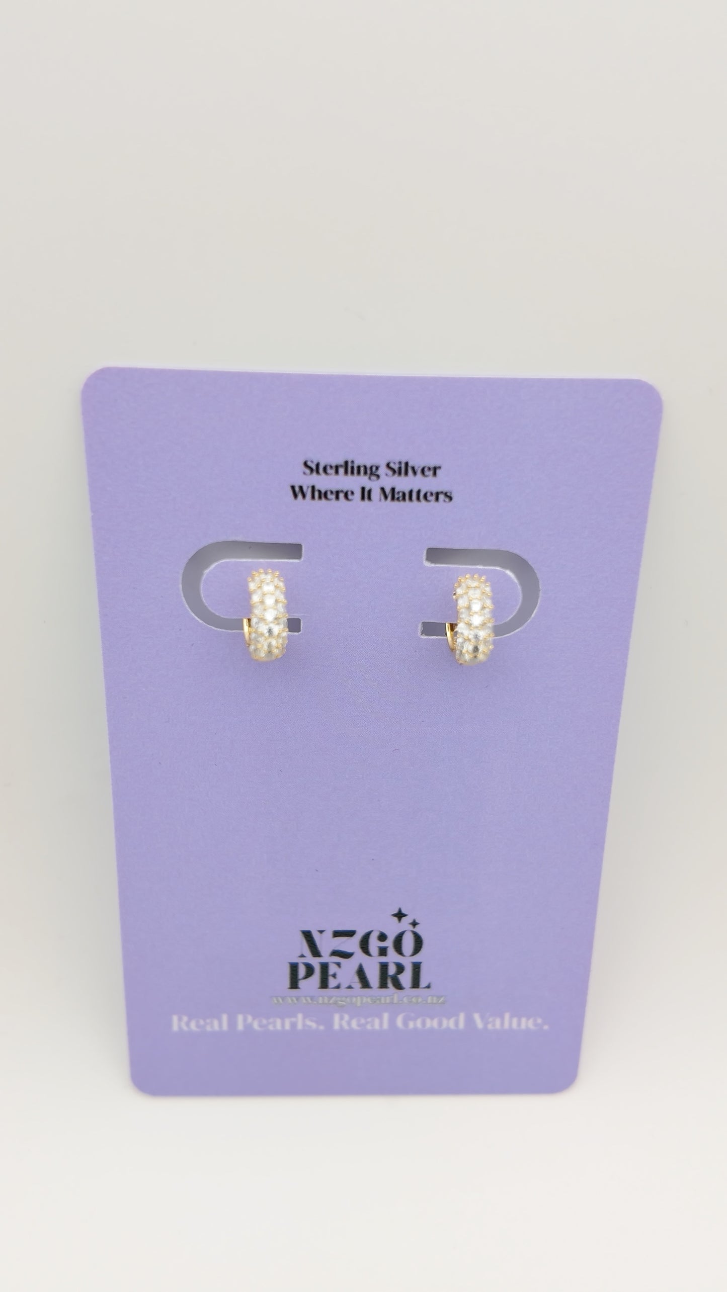 Textured Gold Mini Hoops