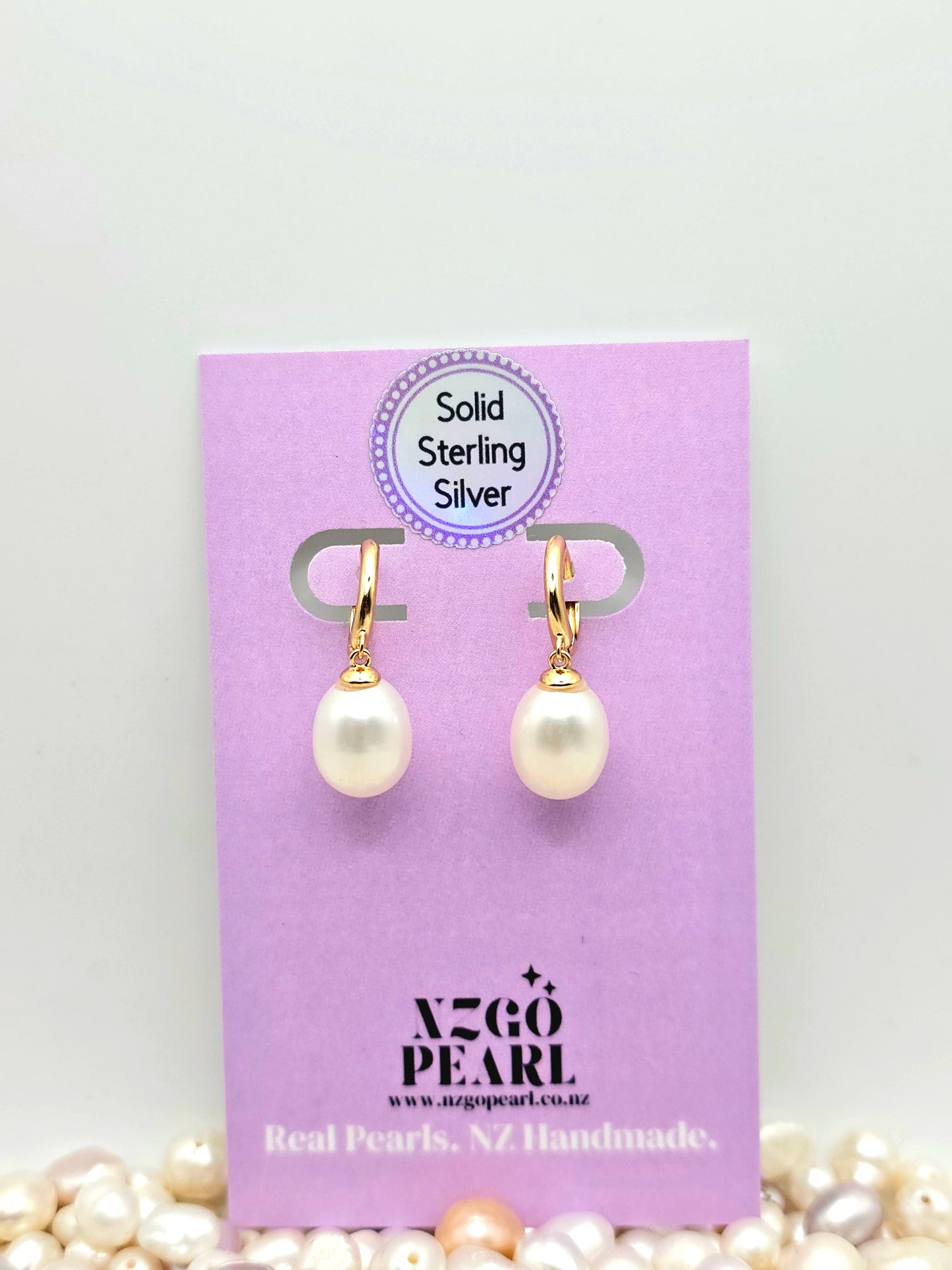 Classic Pearl Drop Earrings