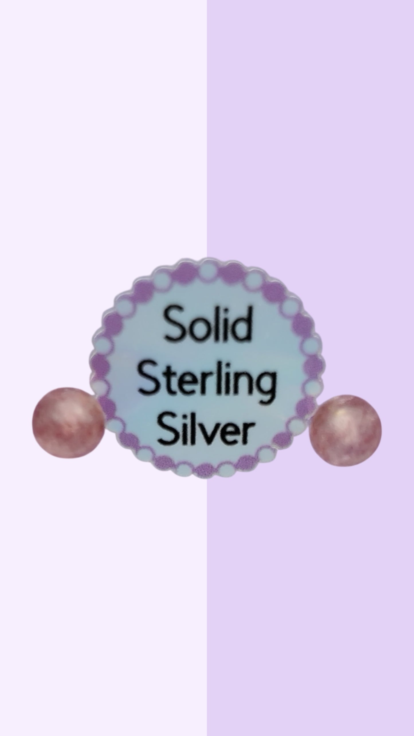 Strawberry Quartz Stud Earrings