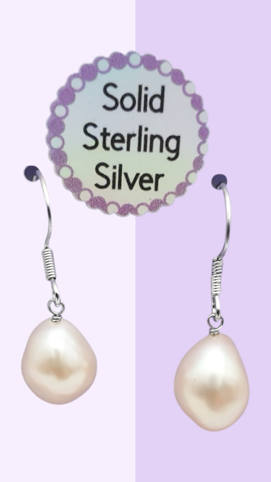 Classic Baroque Pearl Drop Earrings