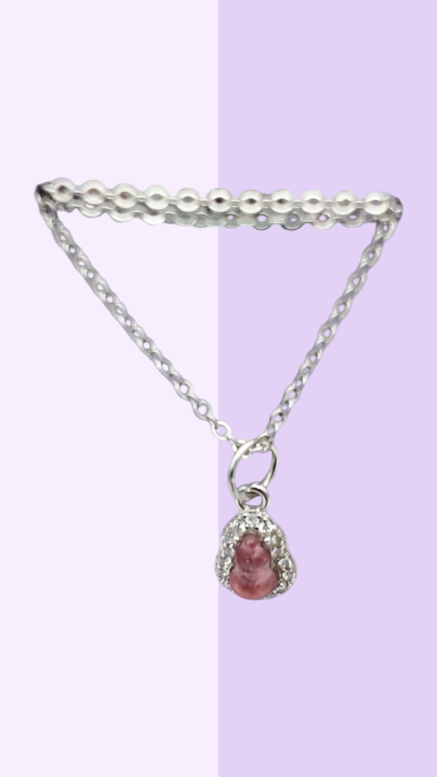 Petite Carved Crystal Charm/Pendant