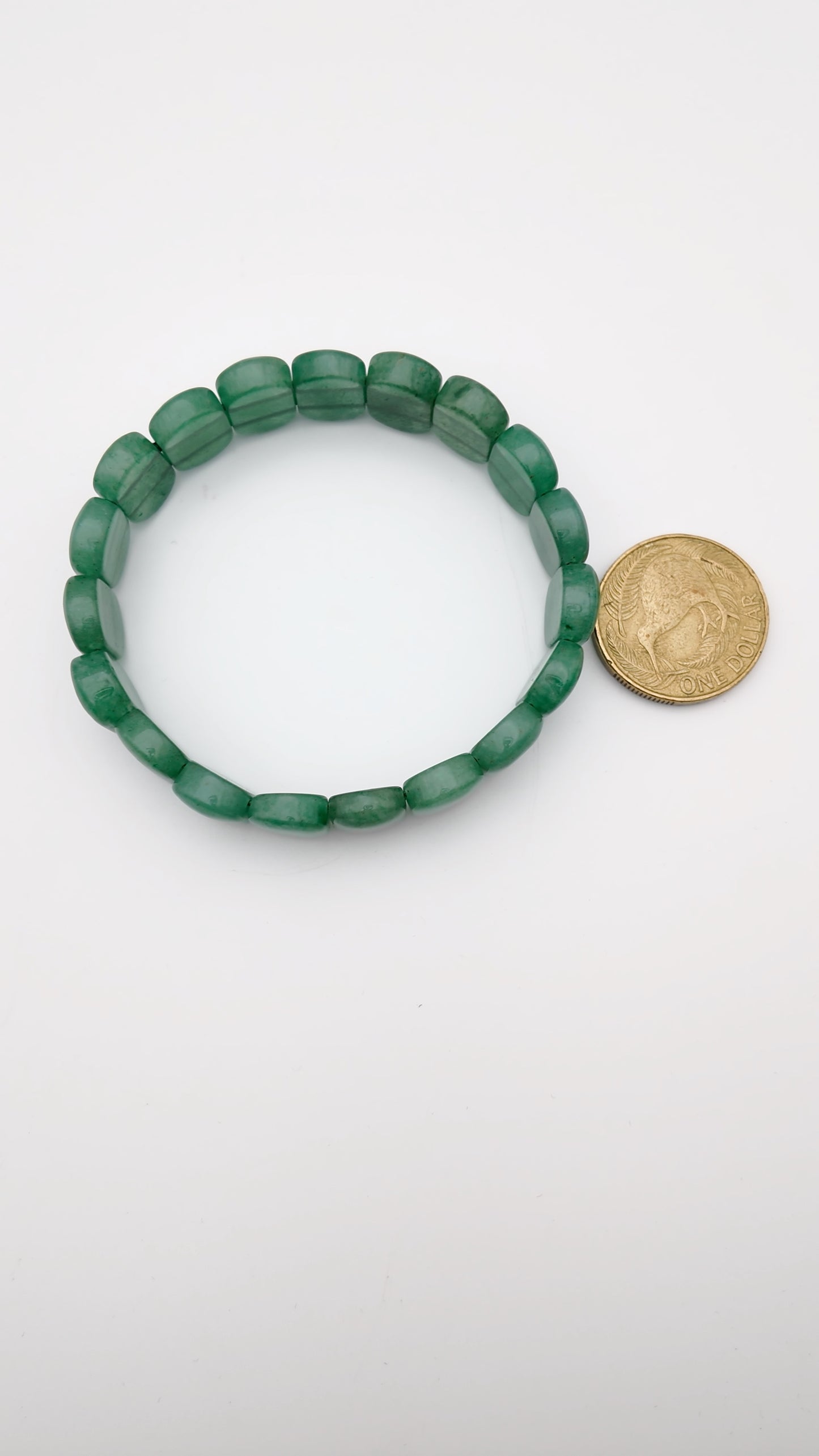 Green Aventurine Rectangular Bead Bracelet