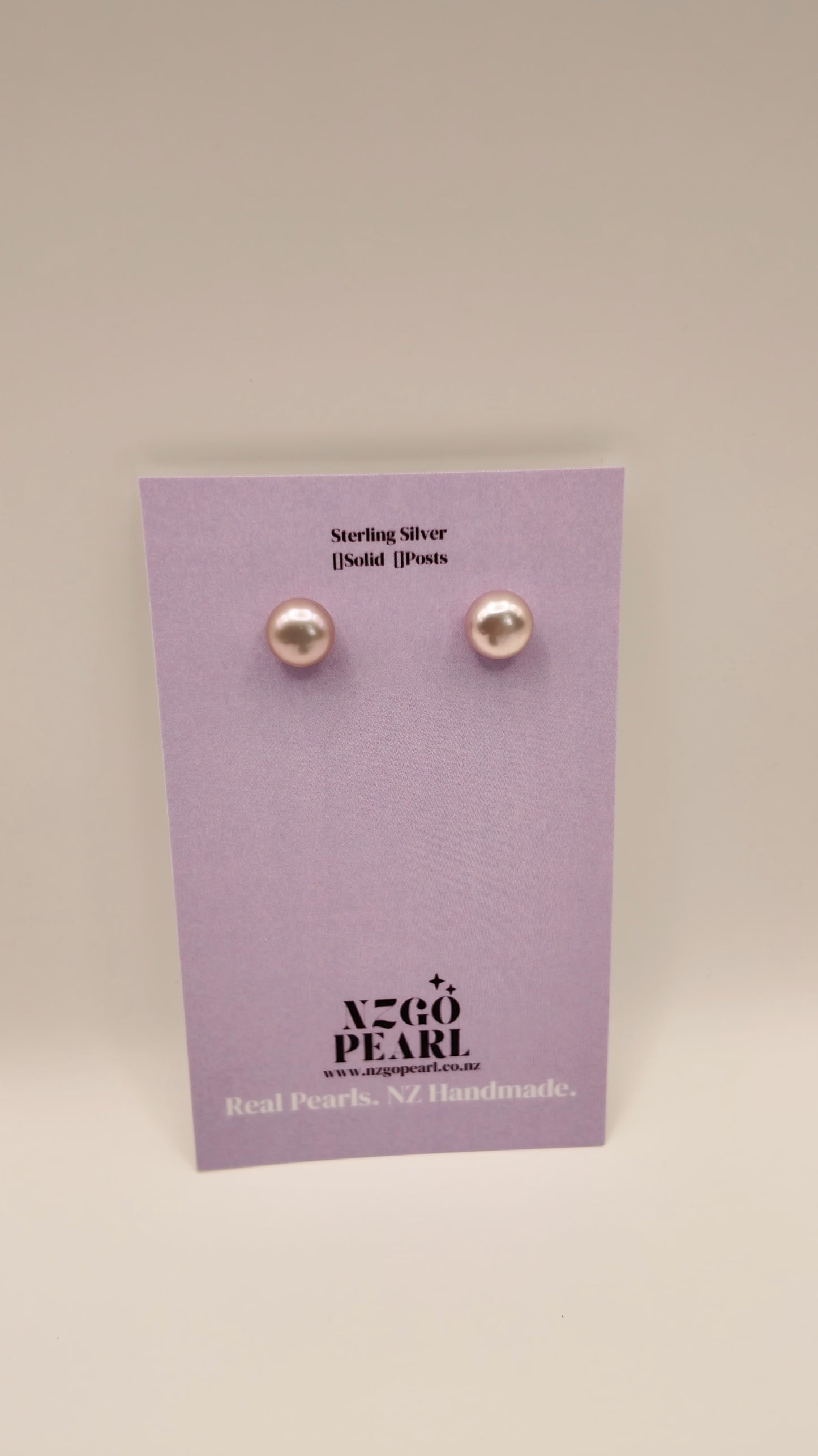 Classic Pearl Stud Earrings (Minimalist)