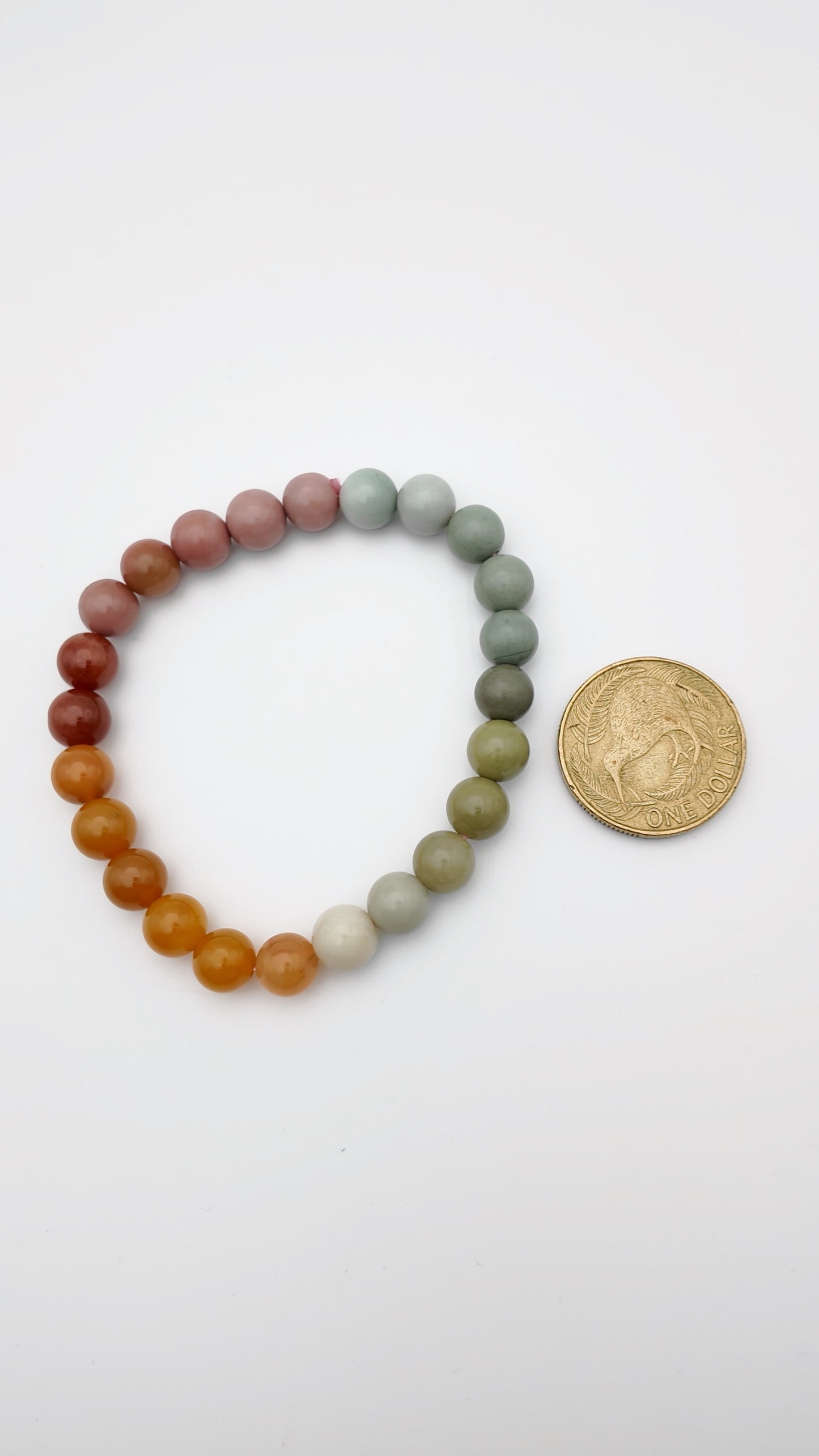 Multicolour Natural Earthy Crystal  Bracelet