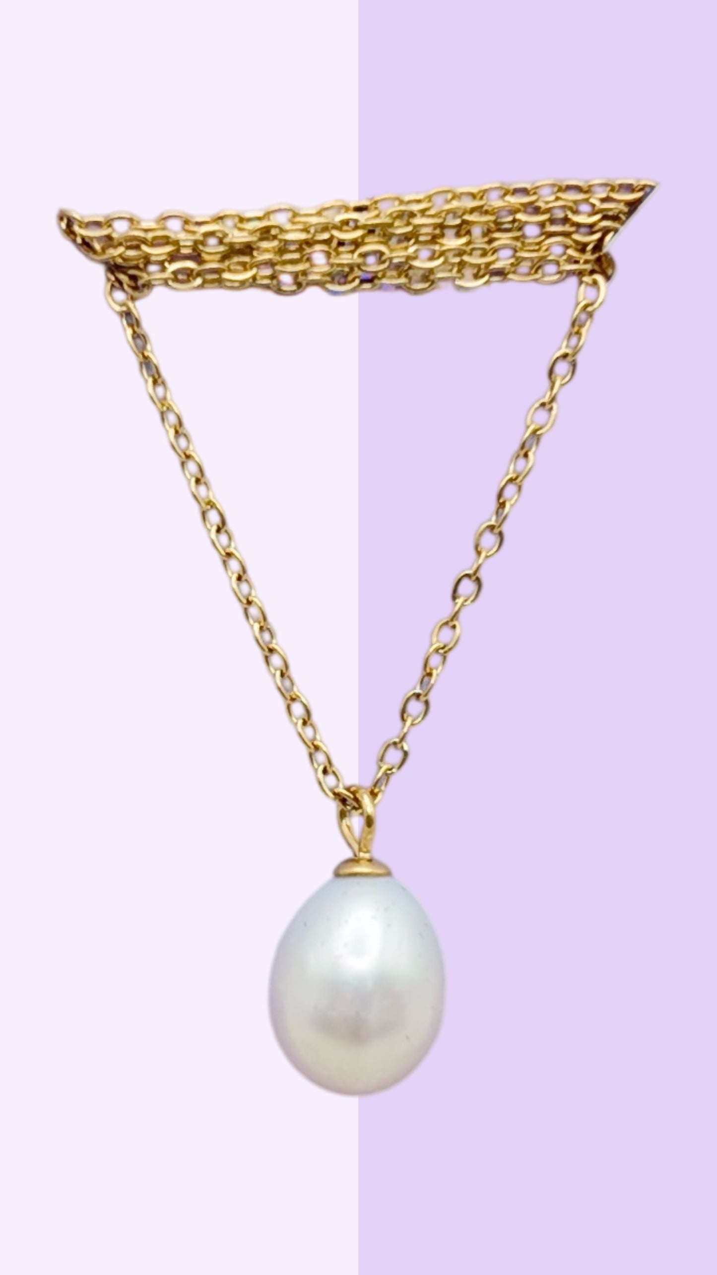 Everyday Pearl Drop Necklace