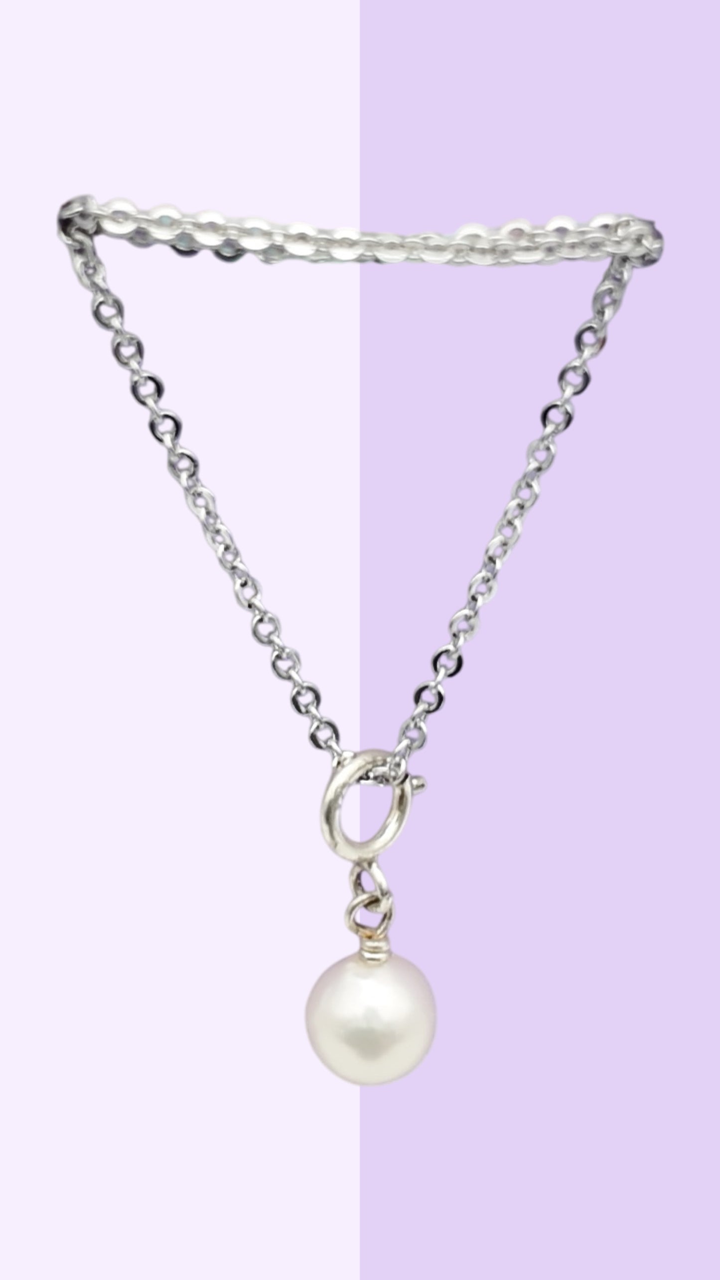Classic Round Pearl Charm/Pendant