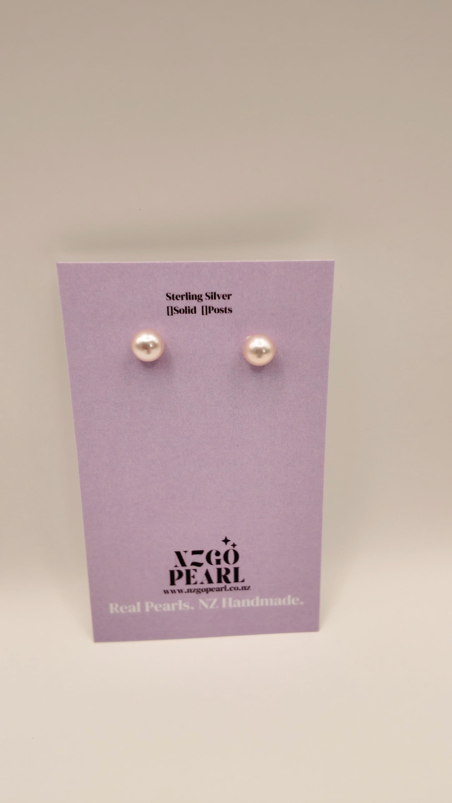 Classic Pearl Stud Earrings (Soft Lustre)