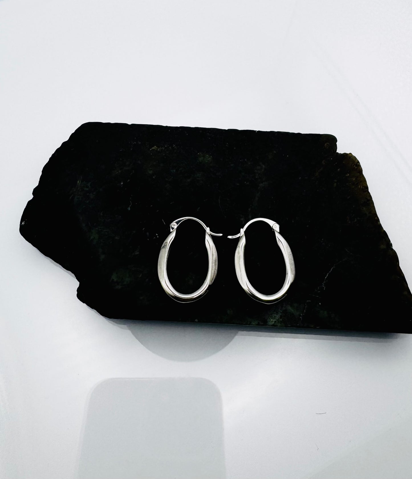 Bold Teardrop Hoop Earrings