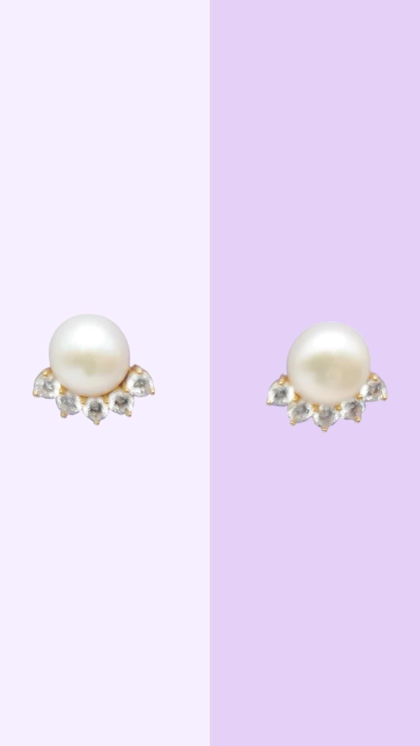 Cutie Pearl Crown Studs
