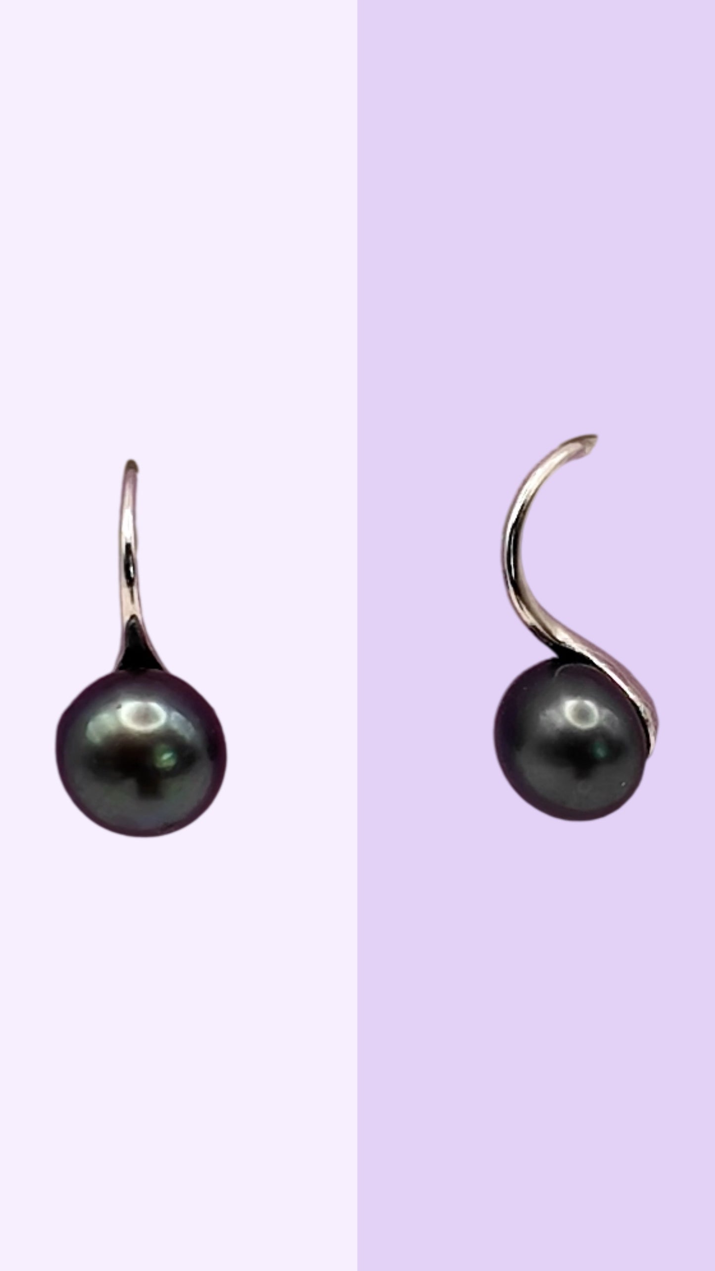 Cinderella Heel Pearl Drop Earrings