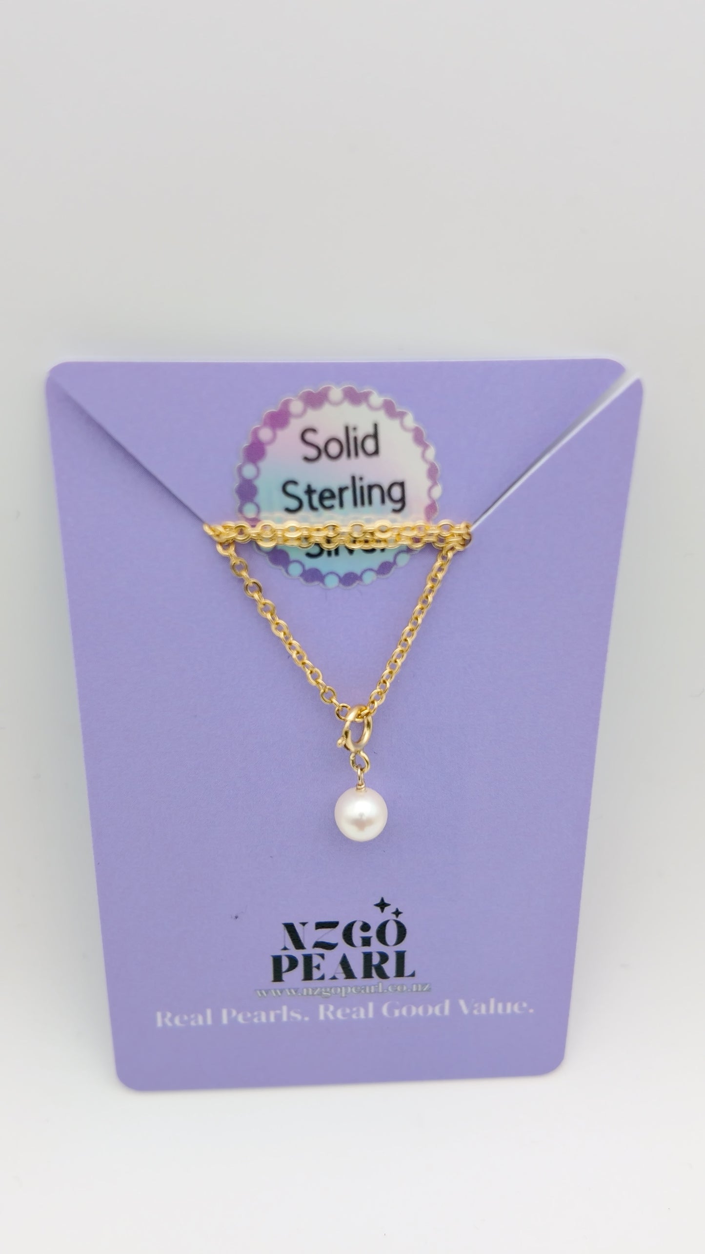 Classic Round Pearl Charm/Pendant