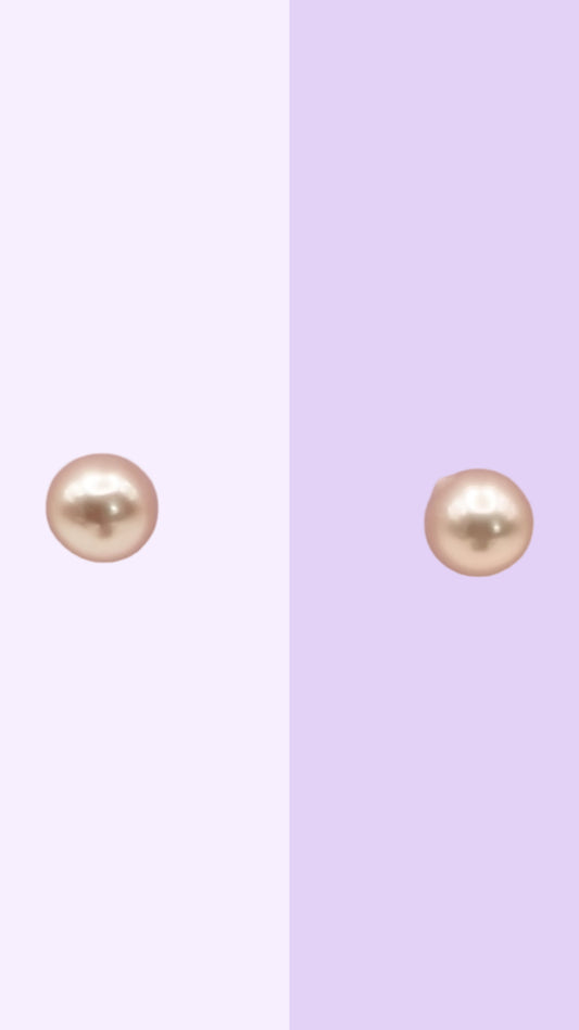 Classic Pearl Stud Earrings (Soft Lustre)