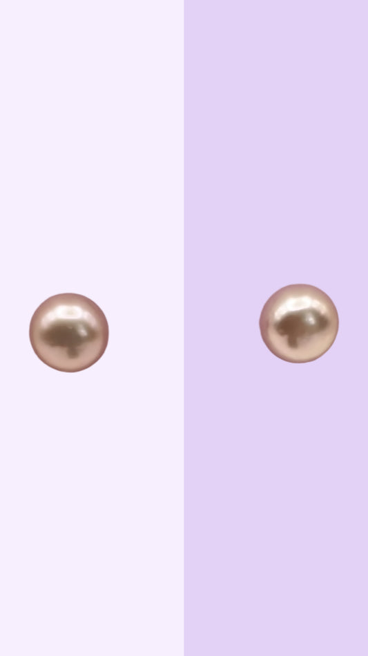 Classic Pearl Stud Earrings (Minimalist)