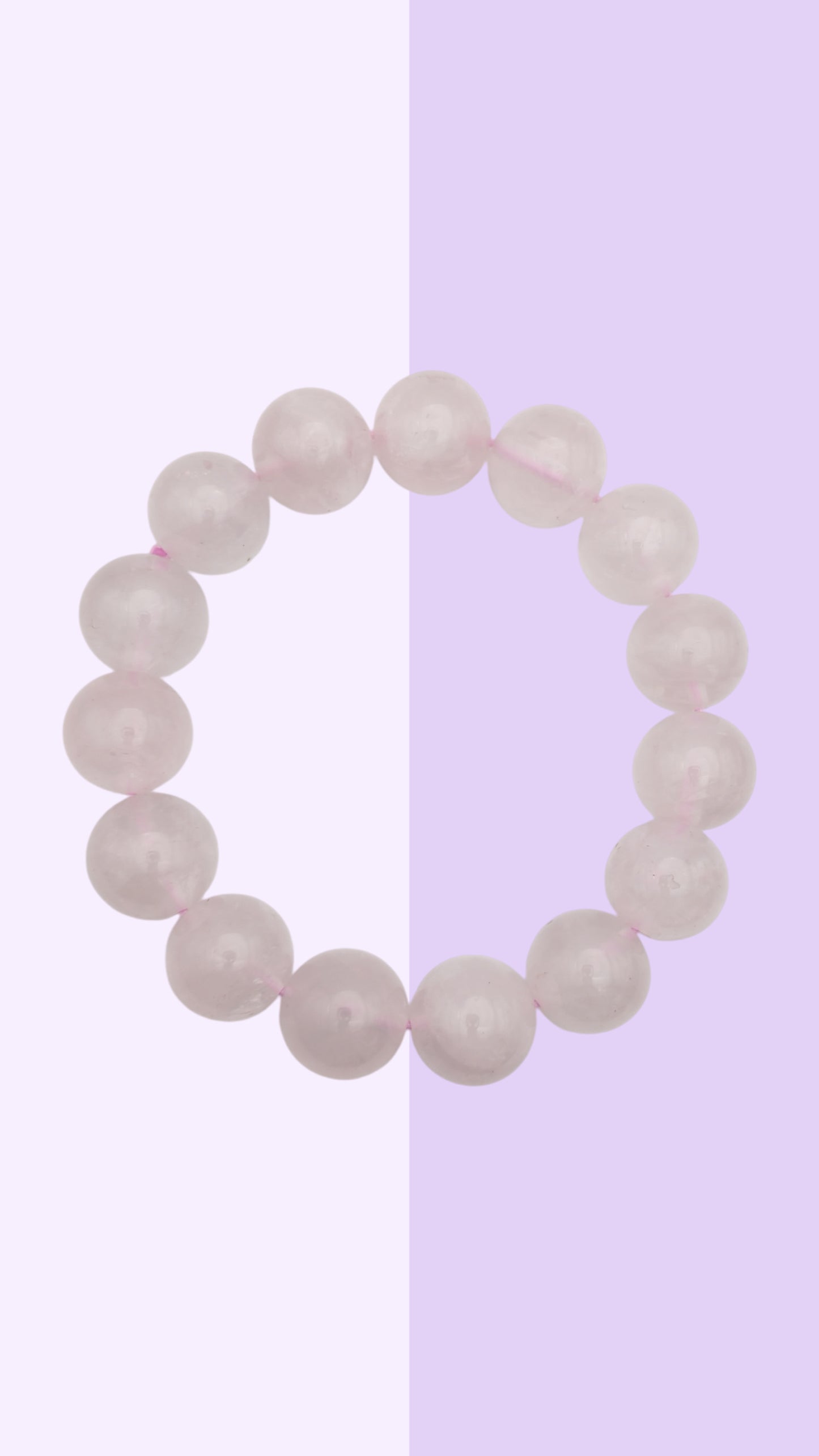 Rose Quartz Glow Bracelet 13mm