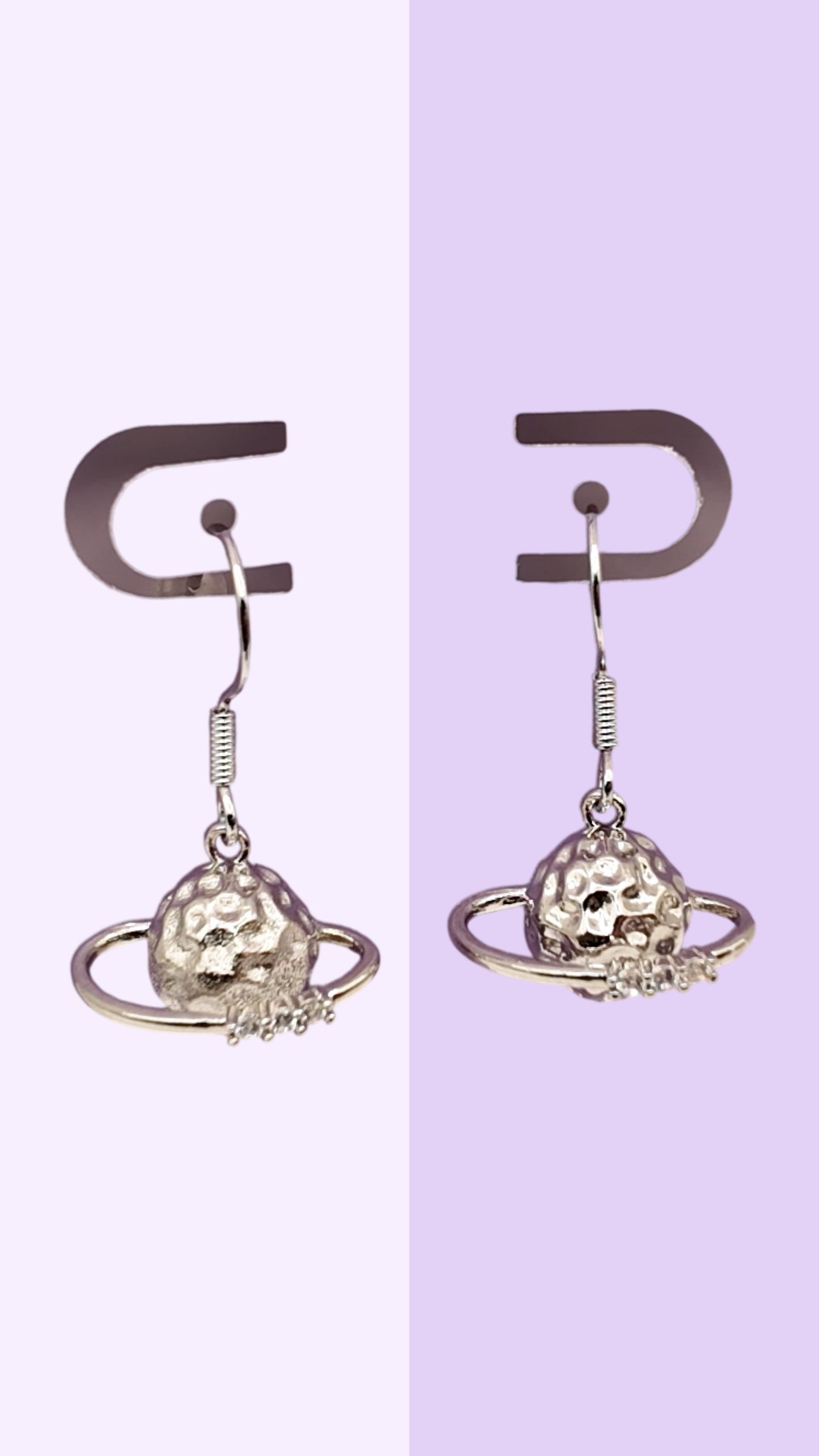 Orbit Planet Drop Earrings