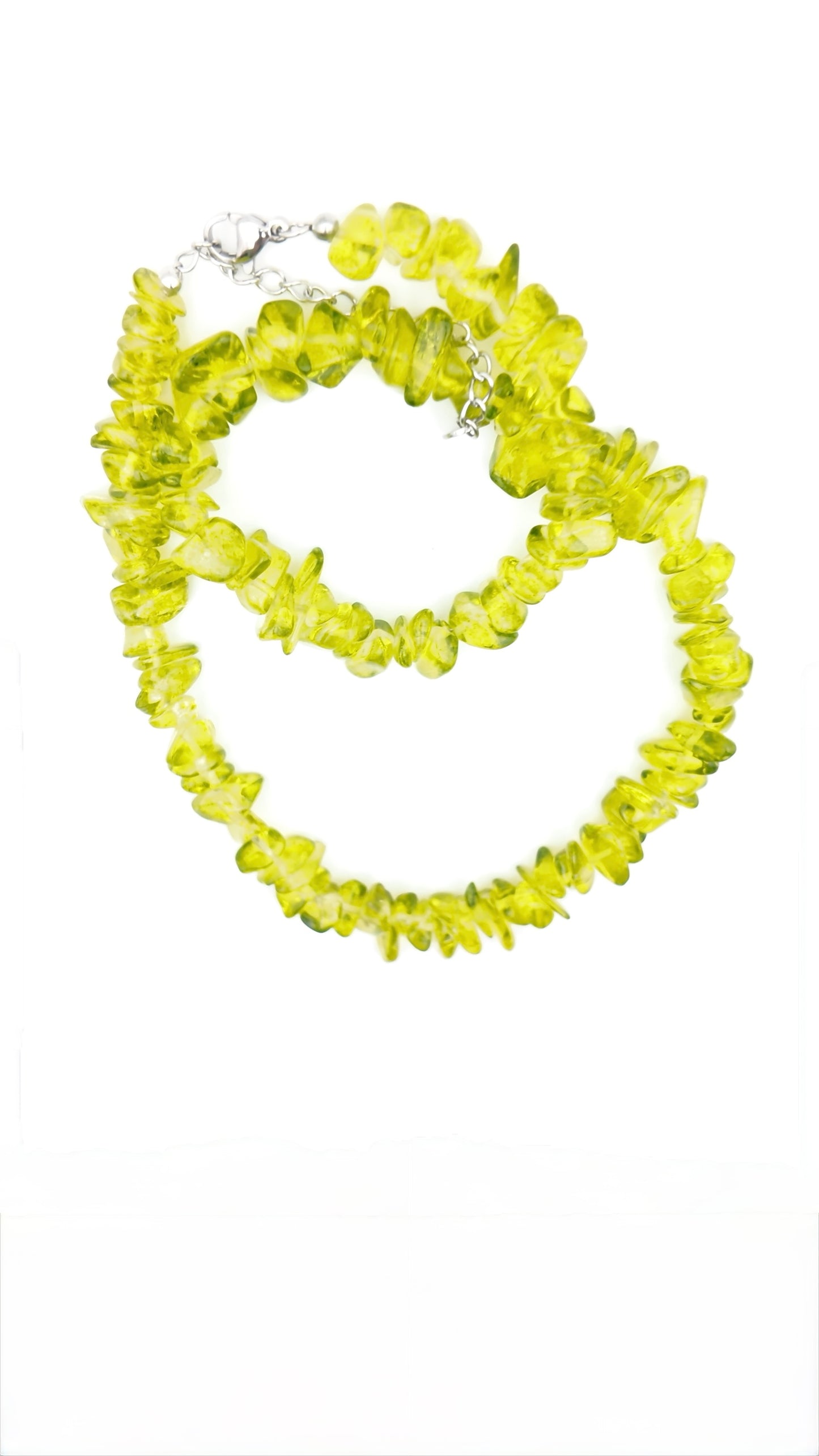 Peridot Natural Raw Necklace