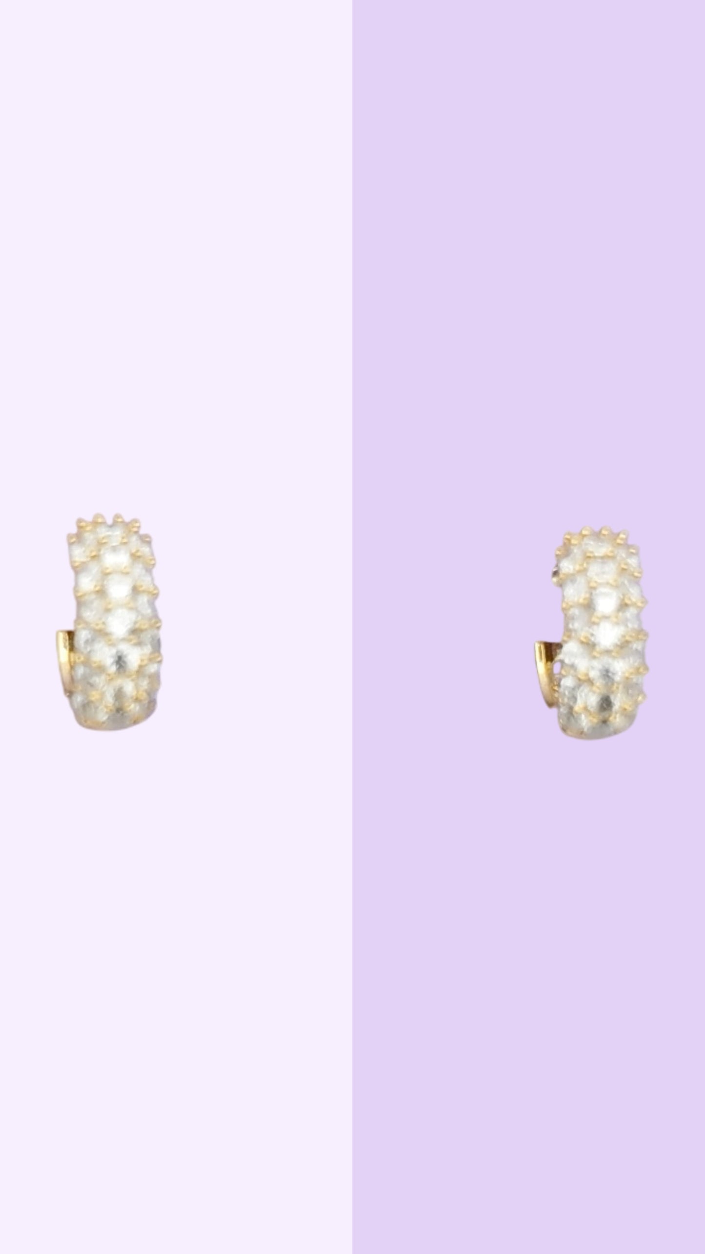 Textured Gold Mini Hoops