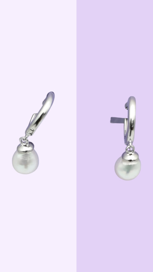 Mini Pearl Drop Huggies