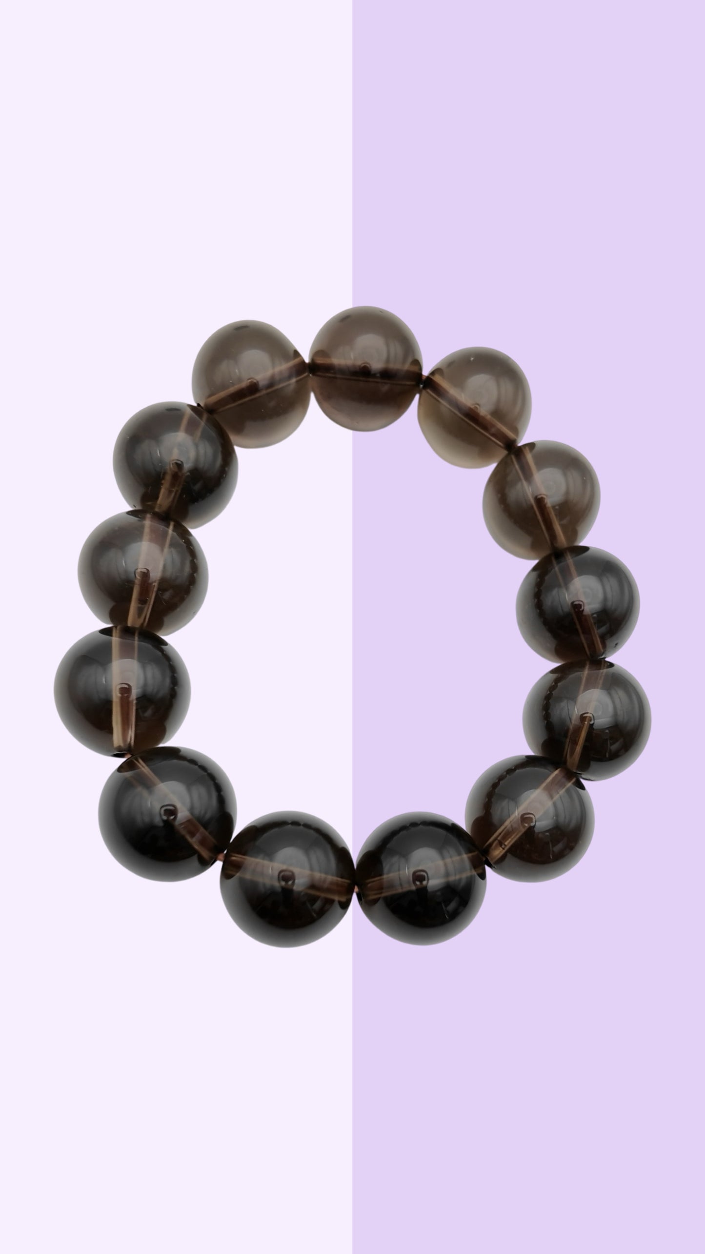 Smoky Quartz Bracelet 15mm