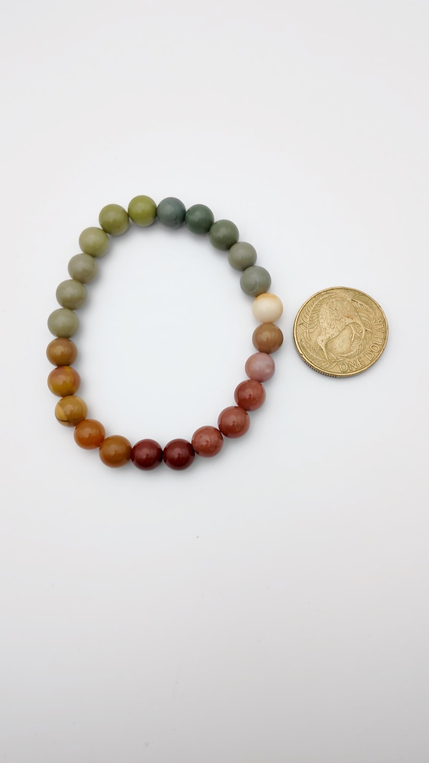 Multicolour Natural Crystal Earthy Sunset Bracelet