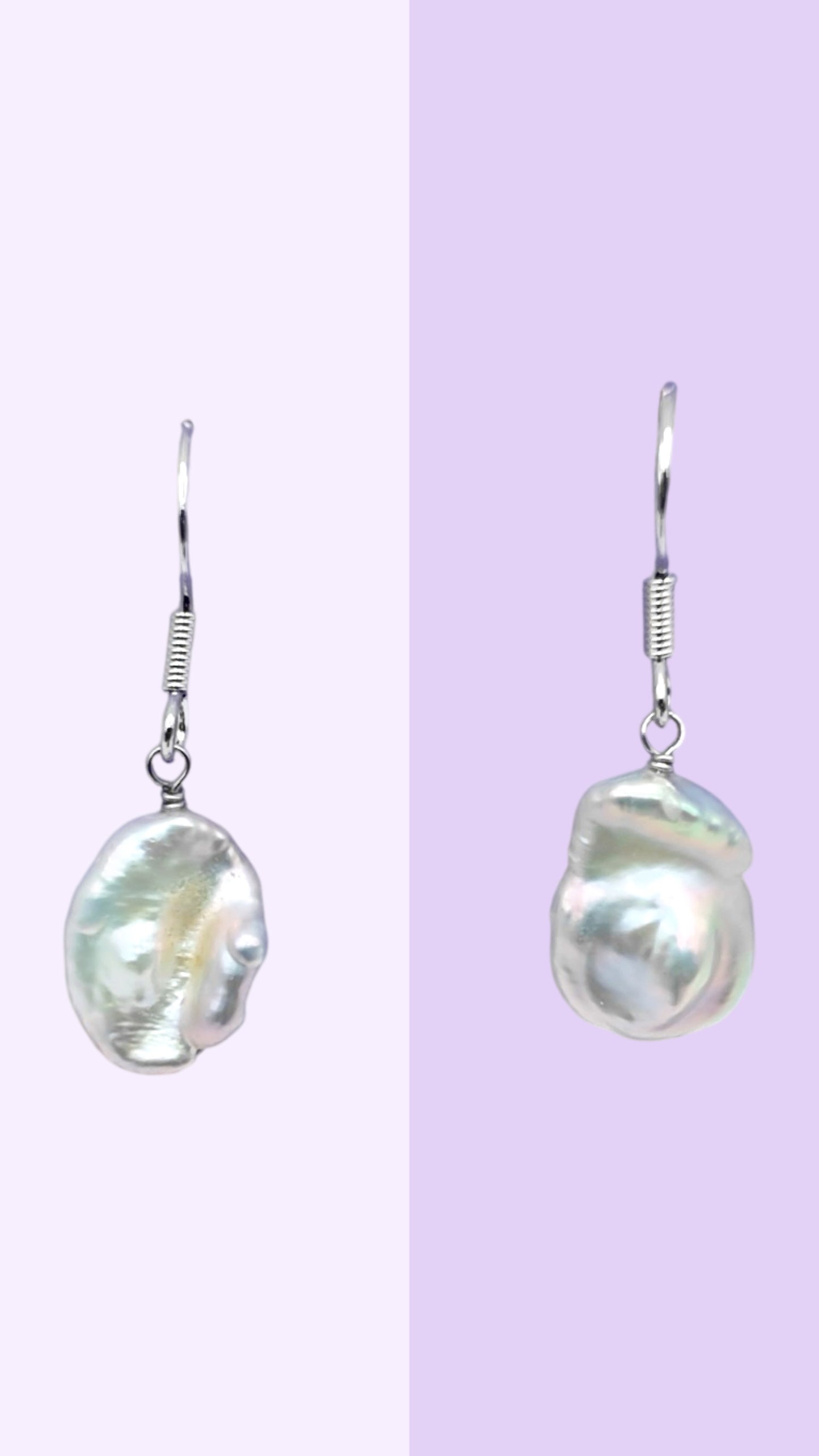 Baroque Pearl Drop Earrings