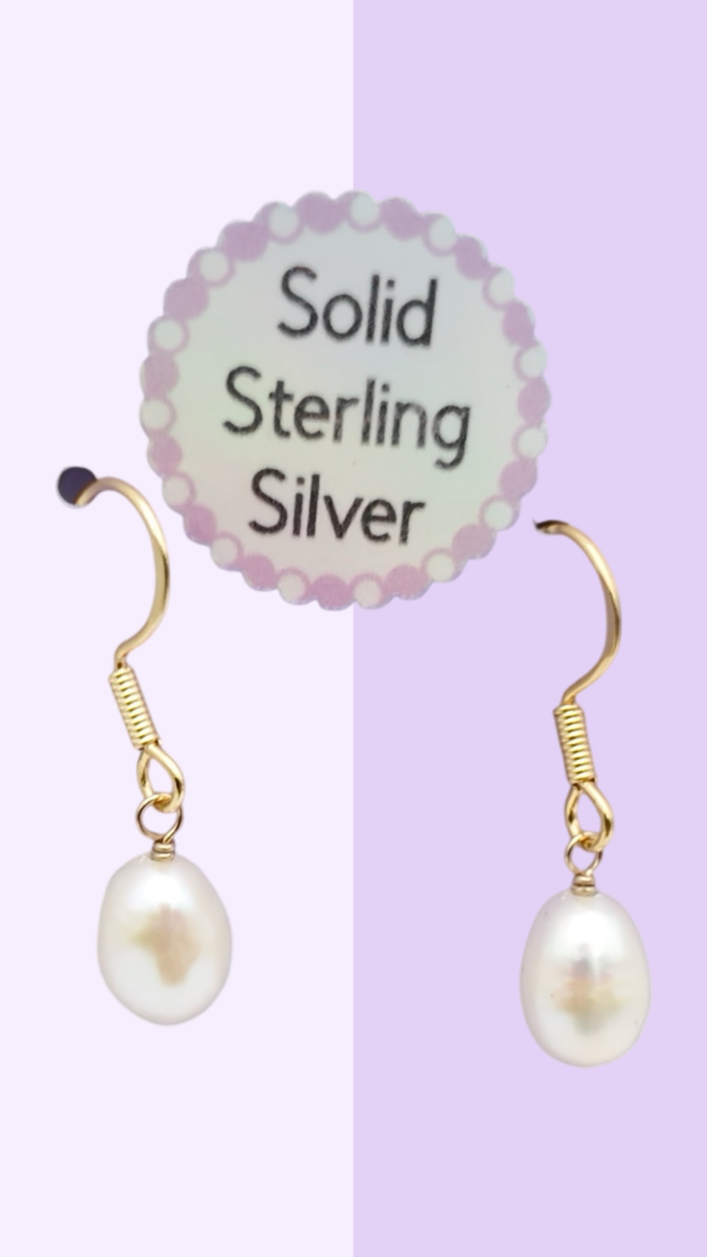 Classic Drop Pearl Earrings