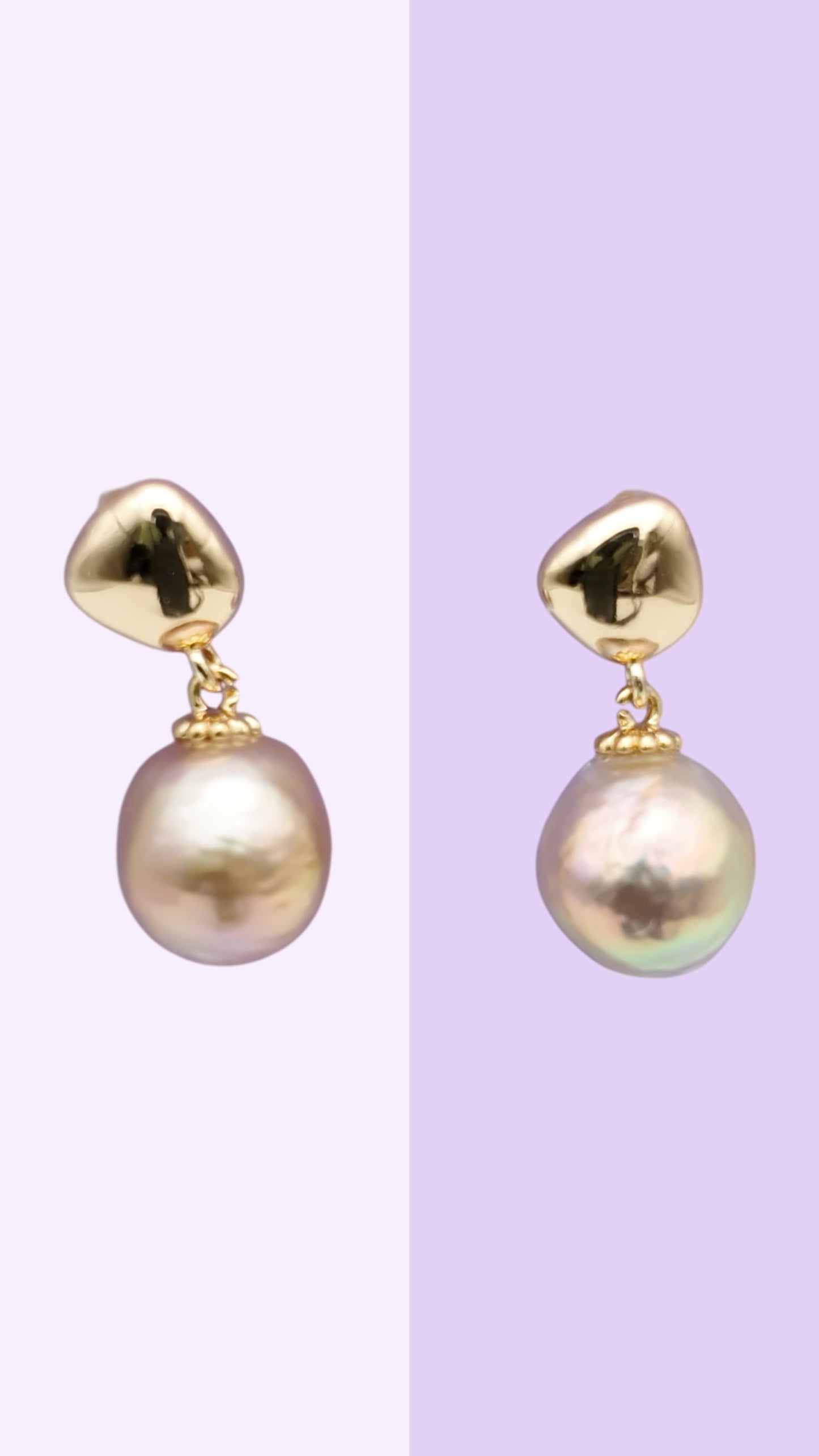 Baroque Pearl Drop Earrings