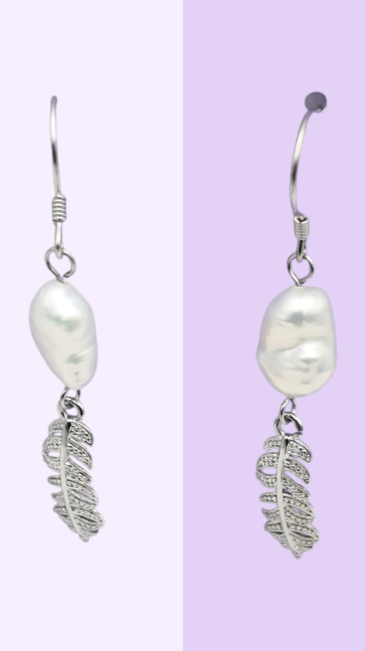 Feather Pearl Drops