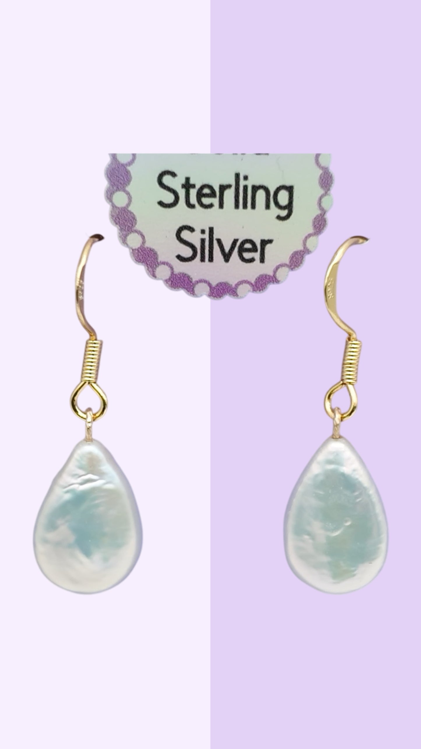 Teardrop Iridescent Drops