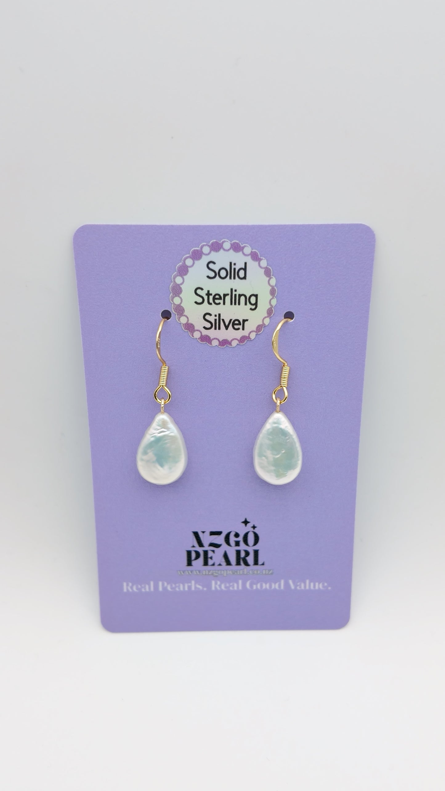 Teardrop Iridescent Drops