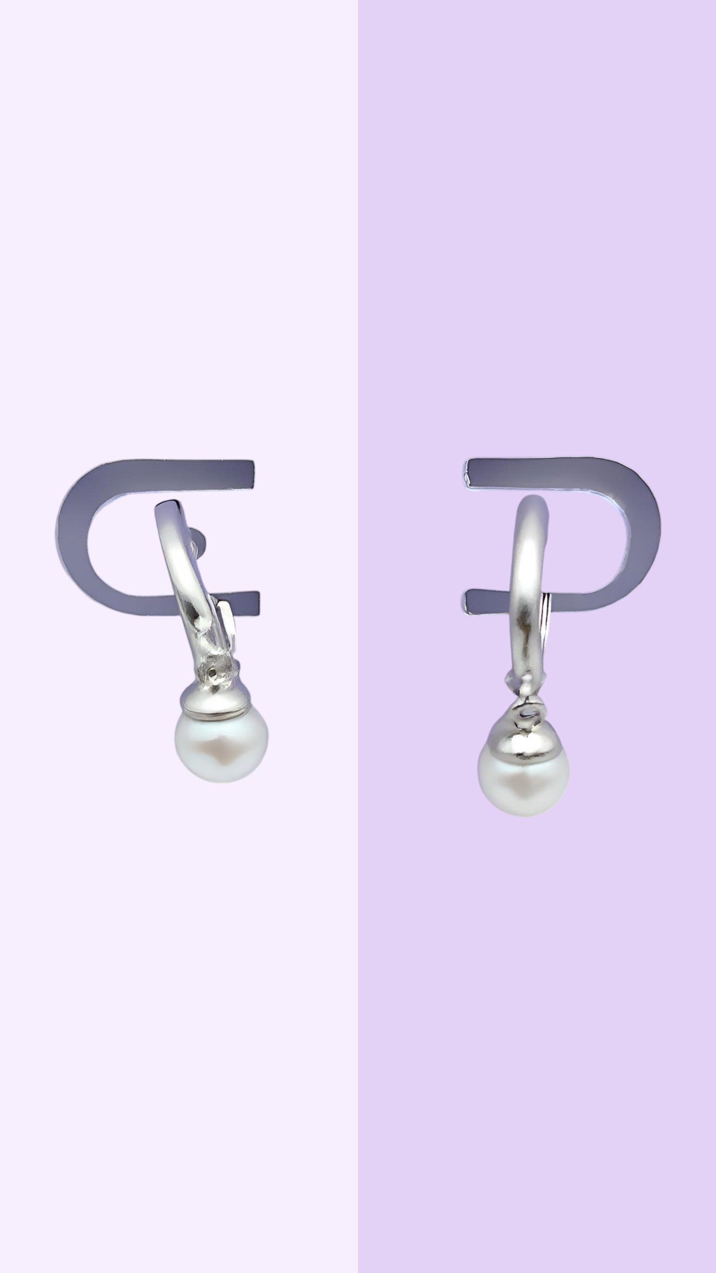 Petite Pearl Drop Huggies