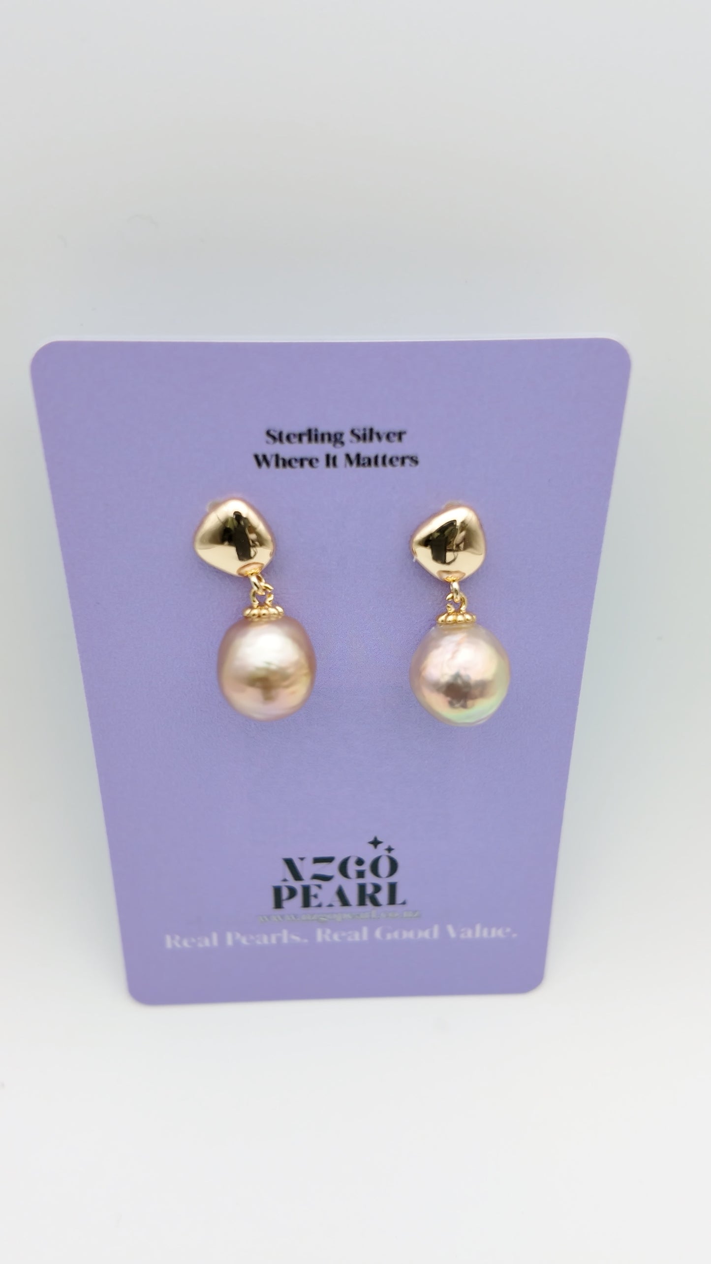 Baroque Pearl Drop Earrings