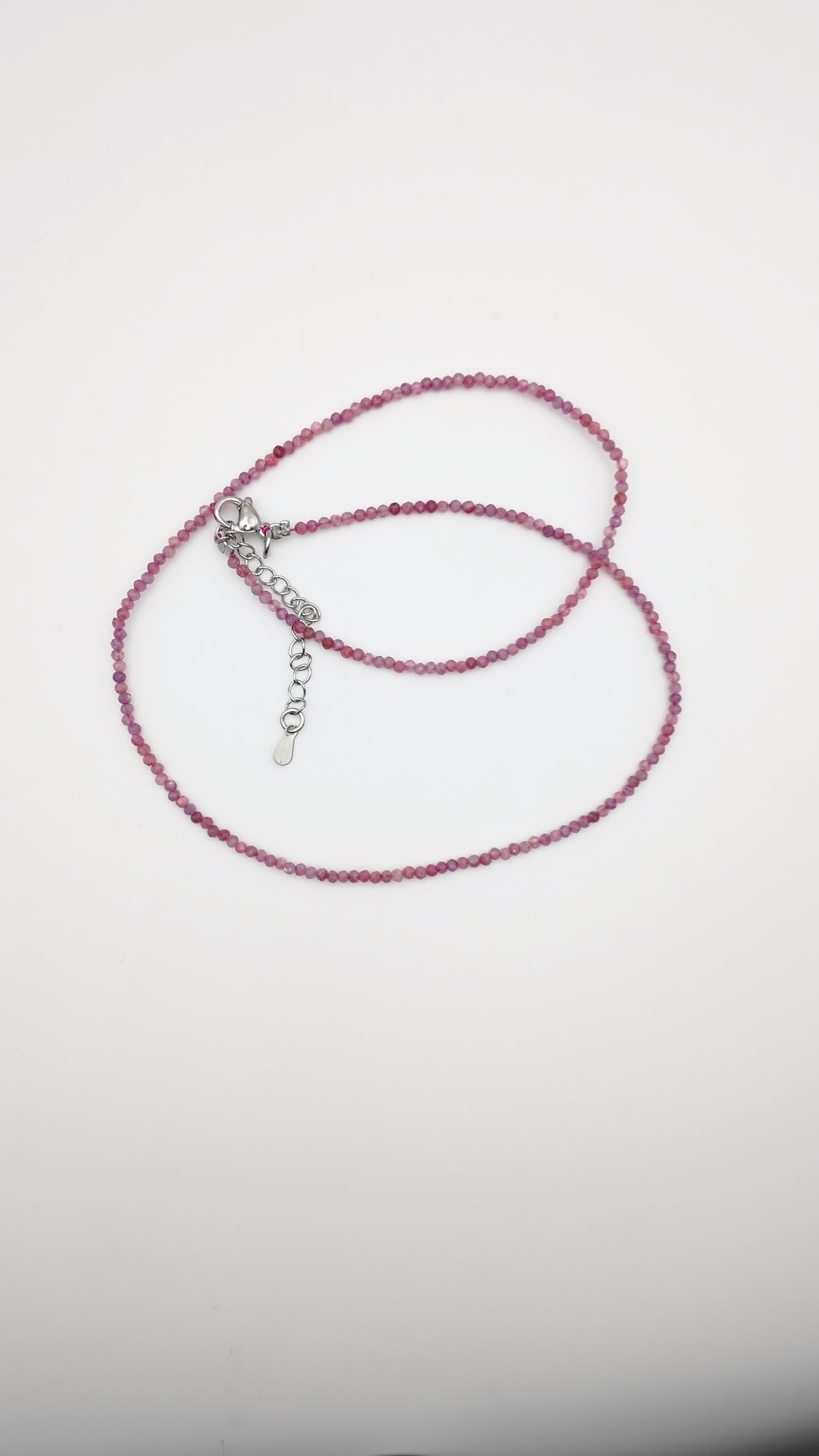 Pink Tourmaline Beaded Convertible Necklace/Bracelet