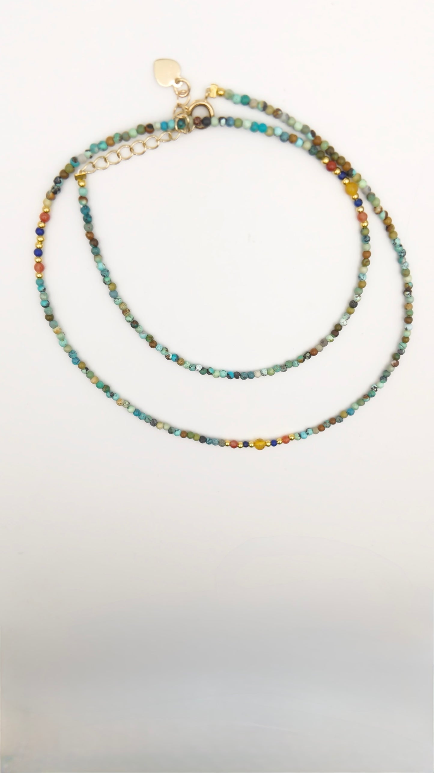 Mixed Natural Stone Beaded Necklace