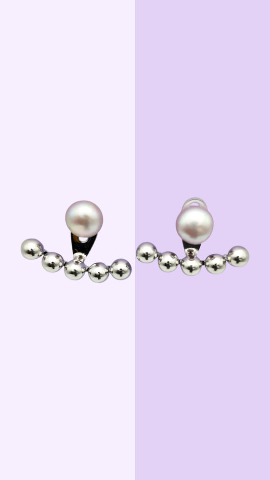 Convertible Pearl Ear Jackets – 2 Ways to Wear