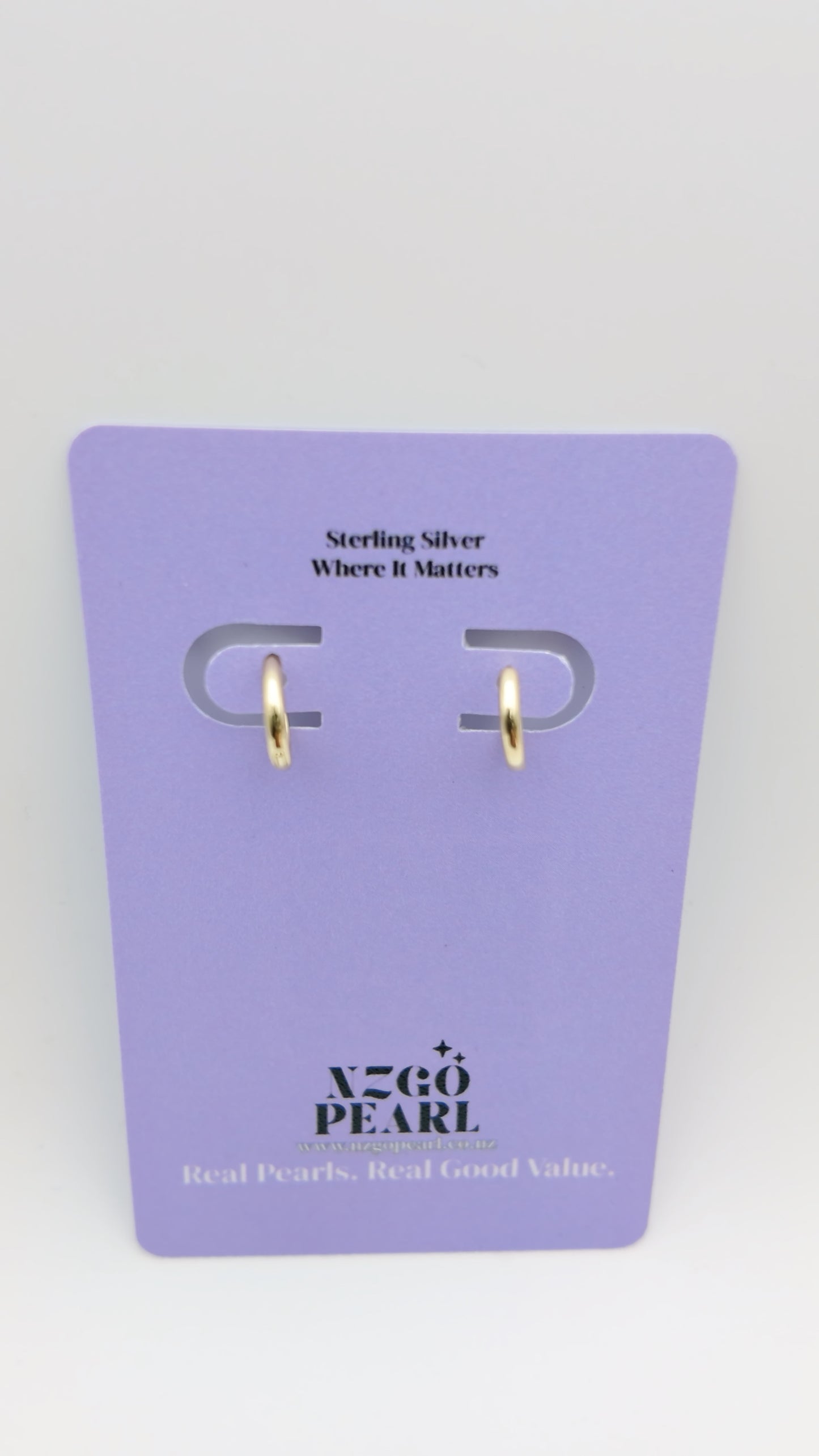 Minimalist Petite Gold Hoops