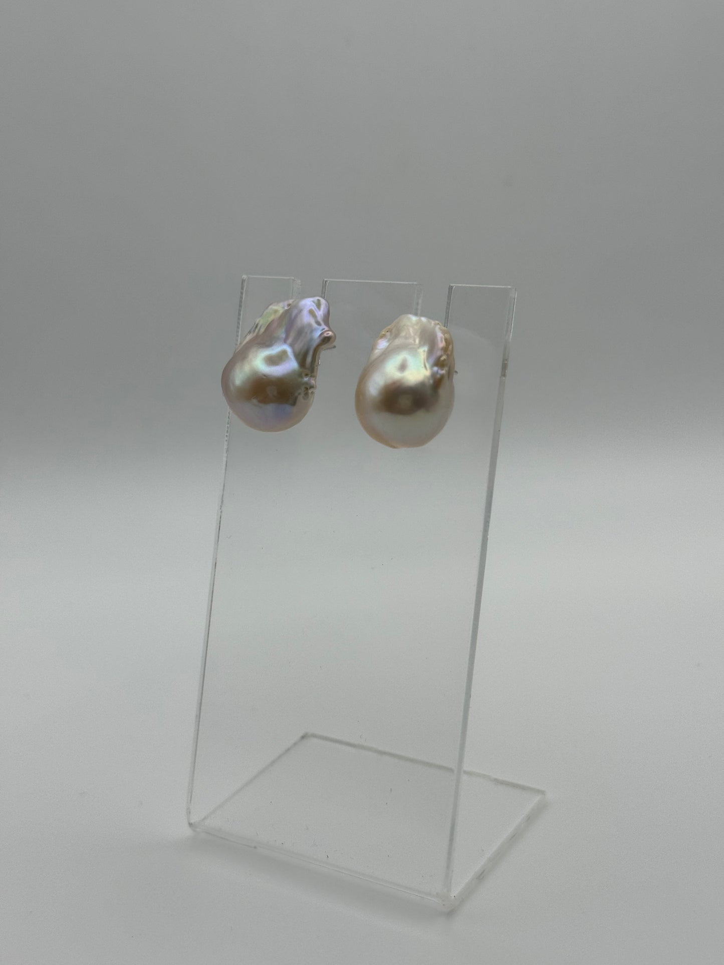 Creek Serenity Baroque Stud Earrings