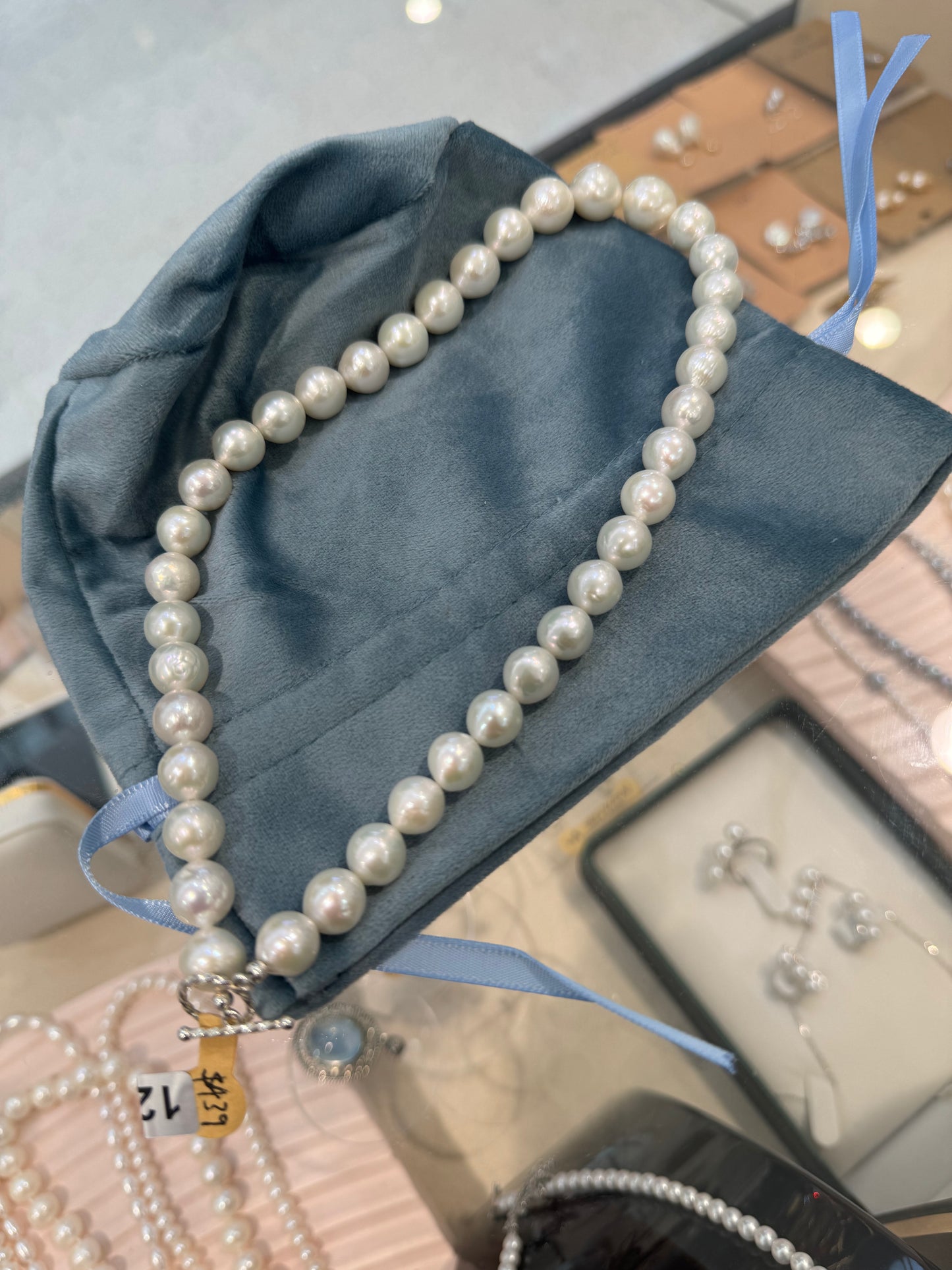 Aura: Organic Pearl Necklace