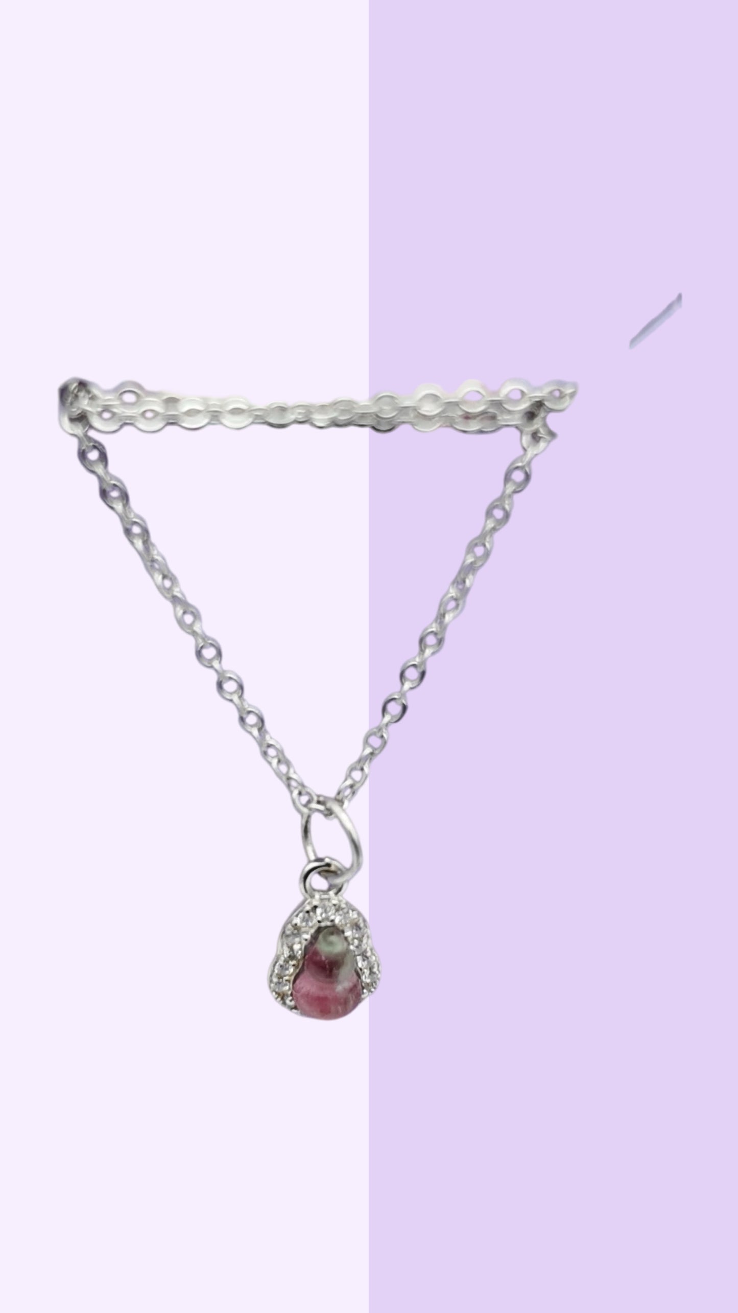 Petite Carved Crystal Charm/Pendant