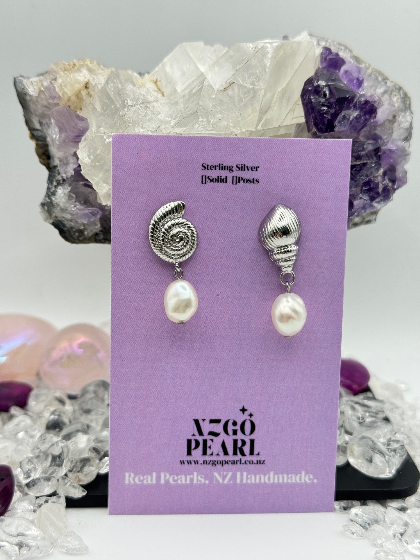Sea Treasure Mismatched Earrings