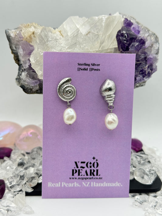 Sea Treasure Mismatched Earrings